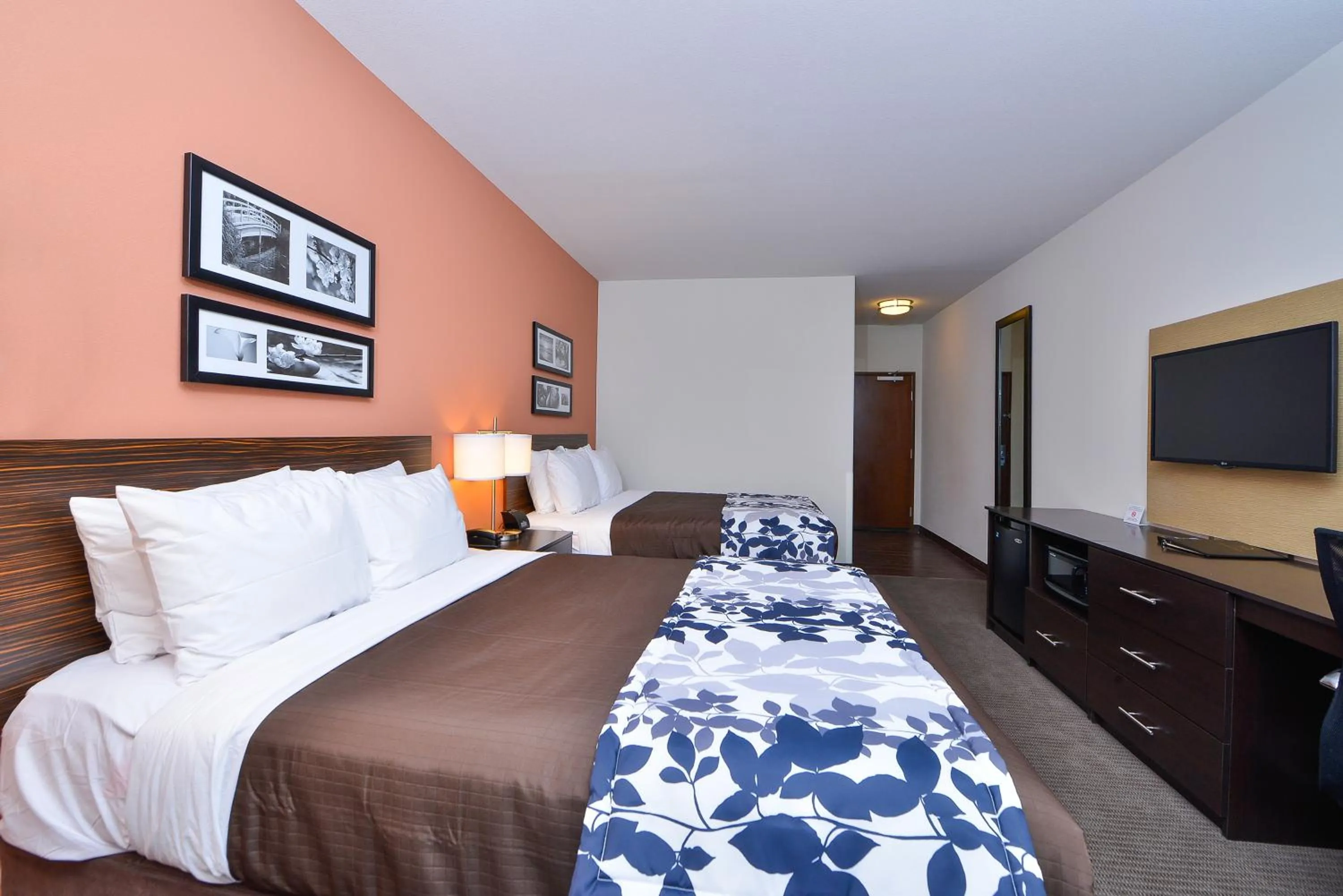 Photo of the whole room, Bed in Sleep Inn & Suites Austin – Tech Center