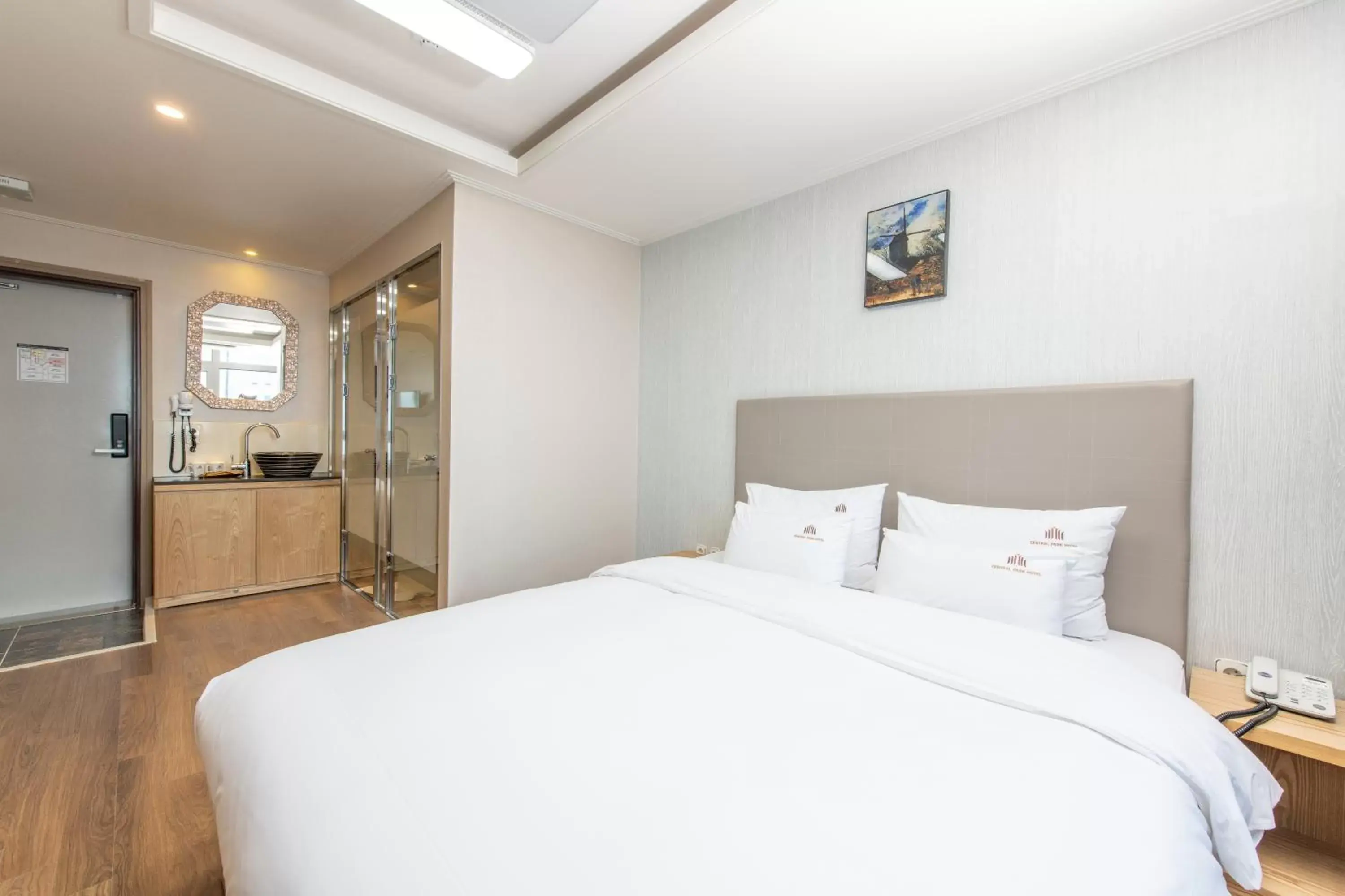 Bed in Central Park Hotel Busan Bed in Central Park Hotel Busan