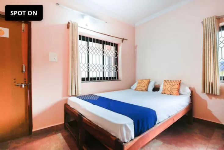 Bed in God's Gift Guest House