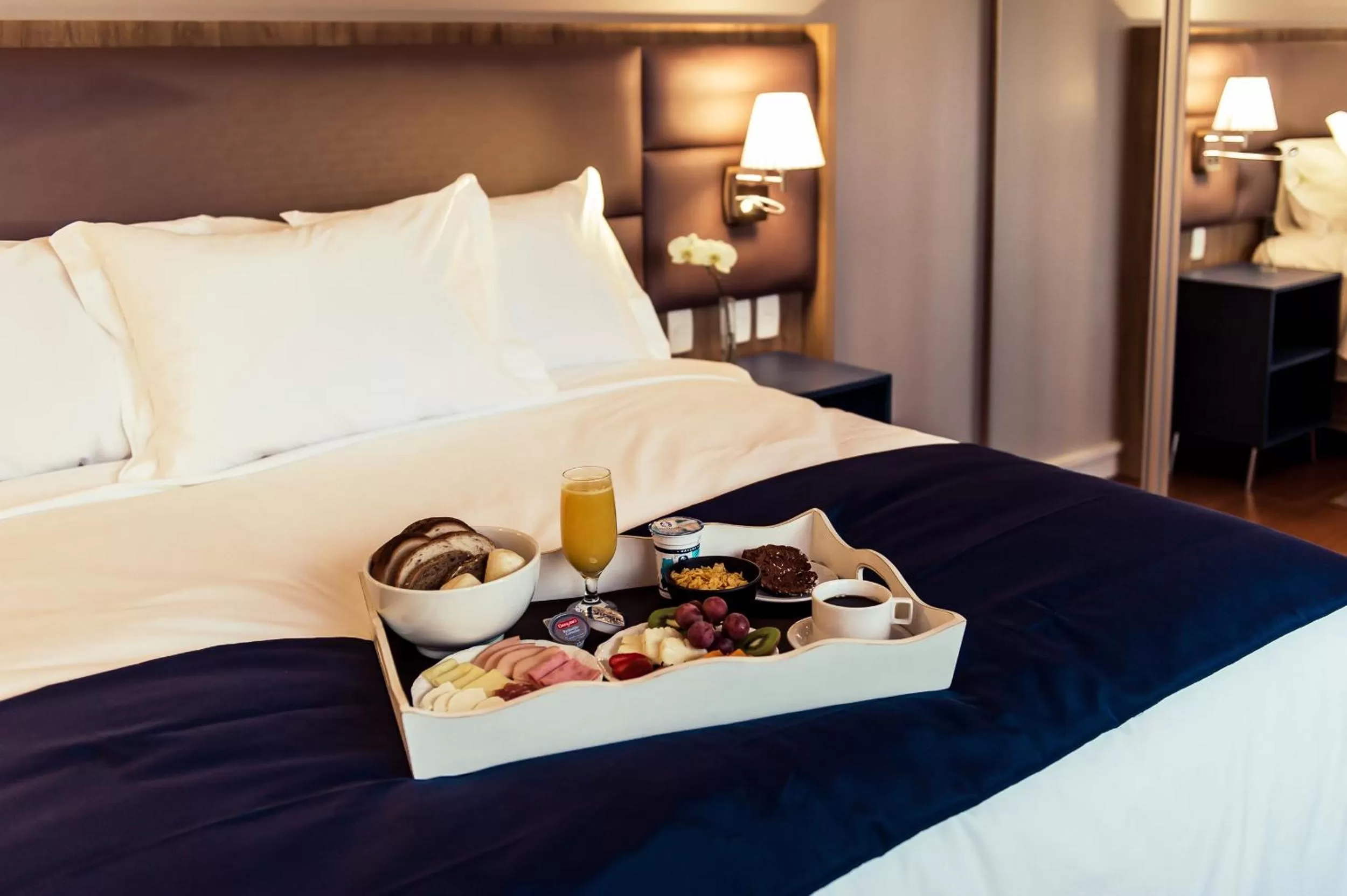 Bed in Slaviero Porto Alegre Moinhos