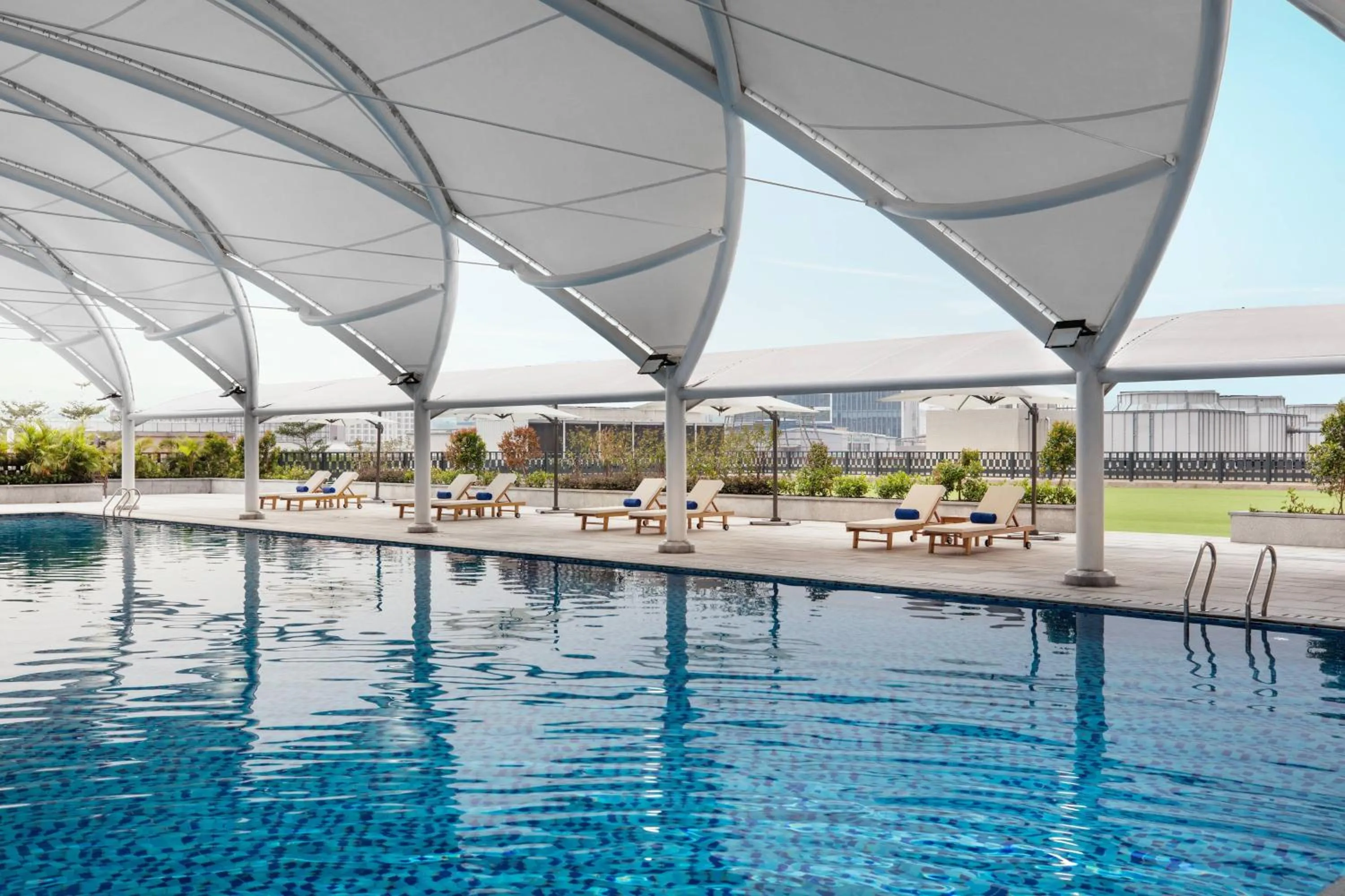 Swimming pool in Courtyard by Marriott Shunde Longjiang, Near Furniture Fair
