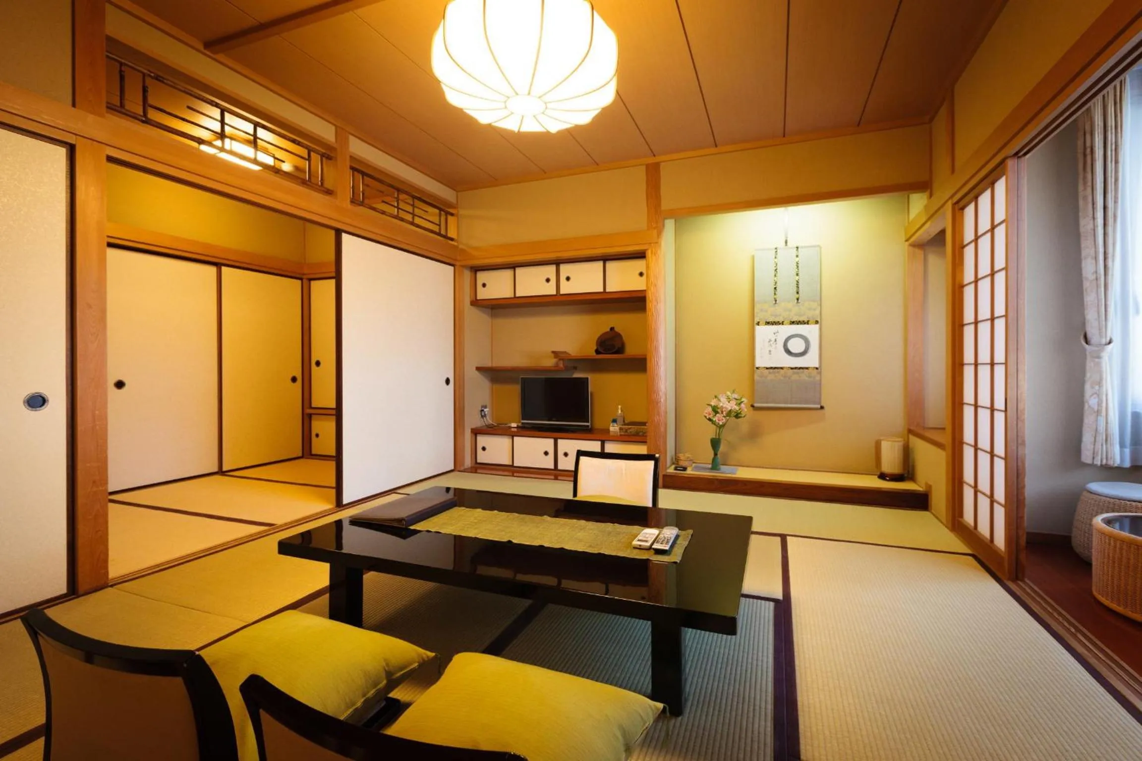 Photo of the whole room in Kyoto Ryokan Kinoe