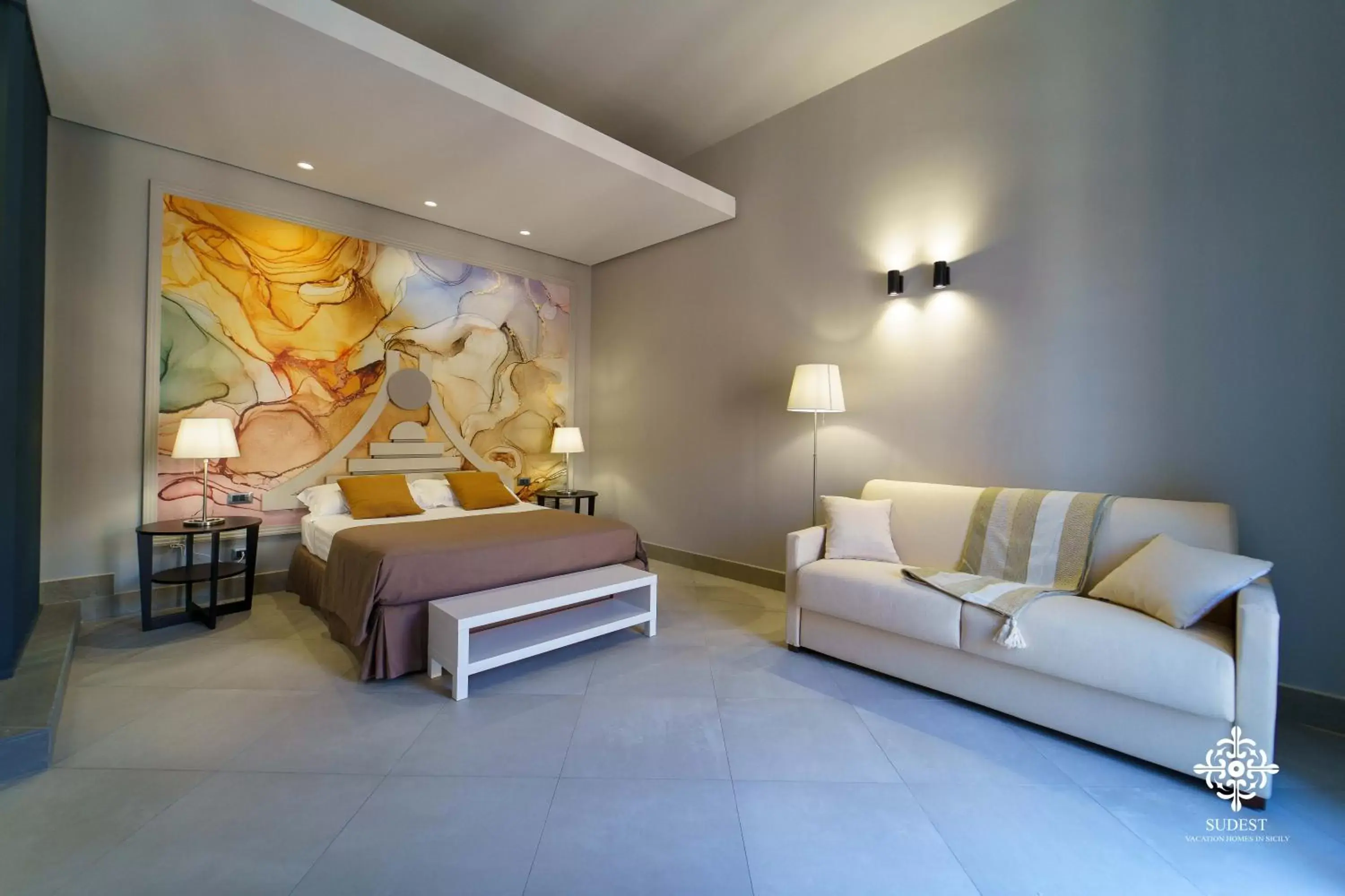 Bed, Seating Area in Matteotti Luxury Residence