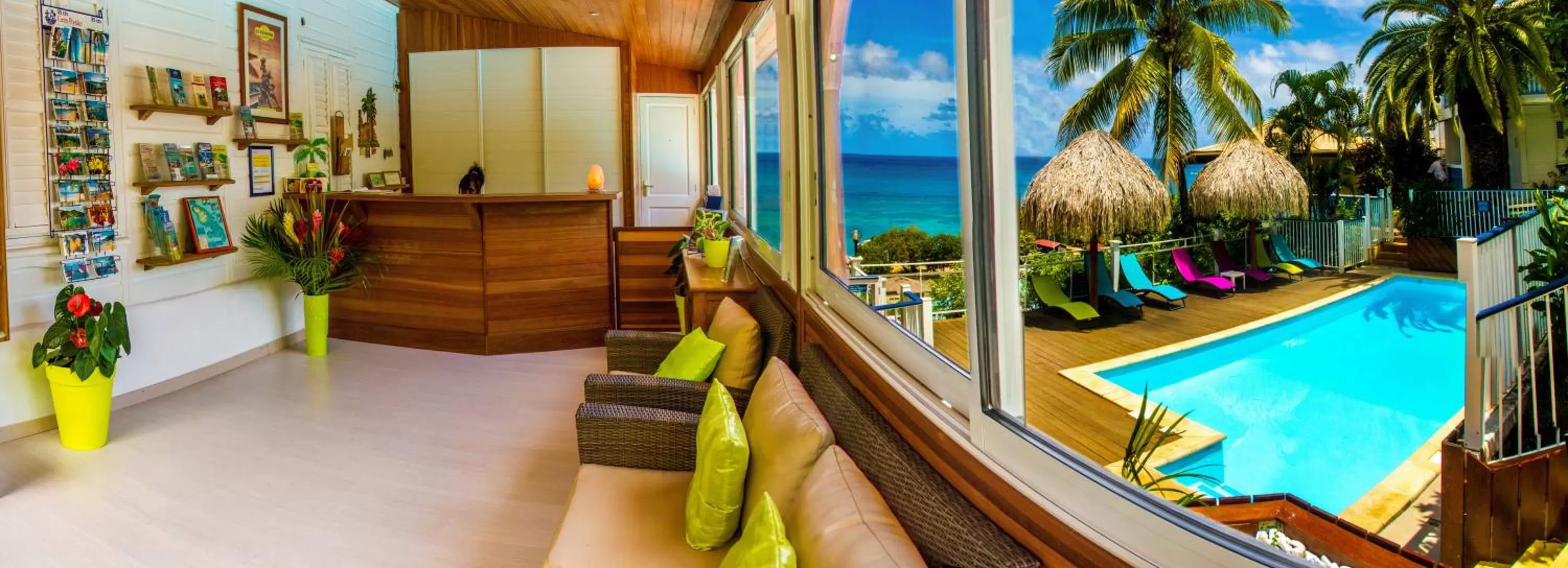 Lobby or reception in Hotel Le Manguier