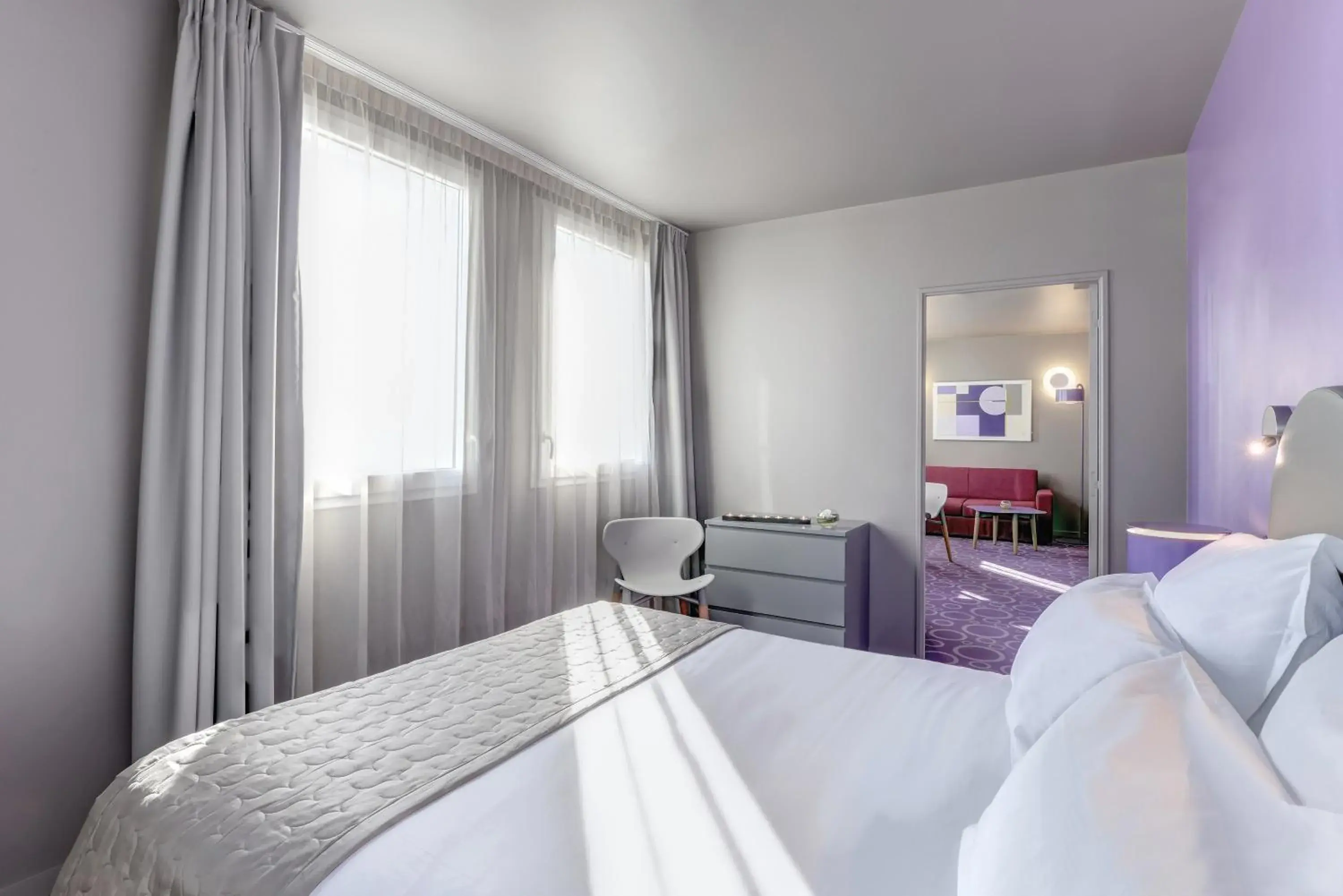 Bed in Appart'City Confort Paris Velizy