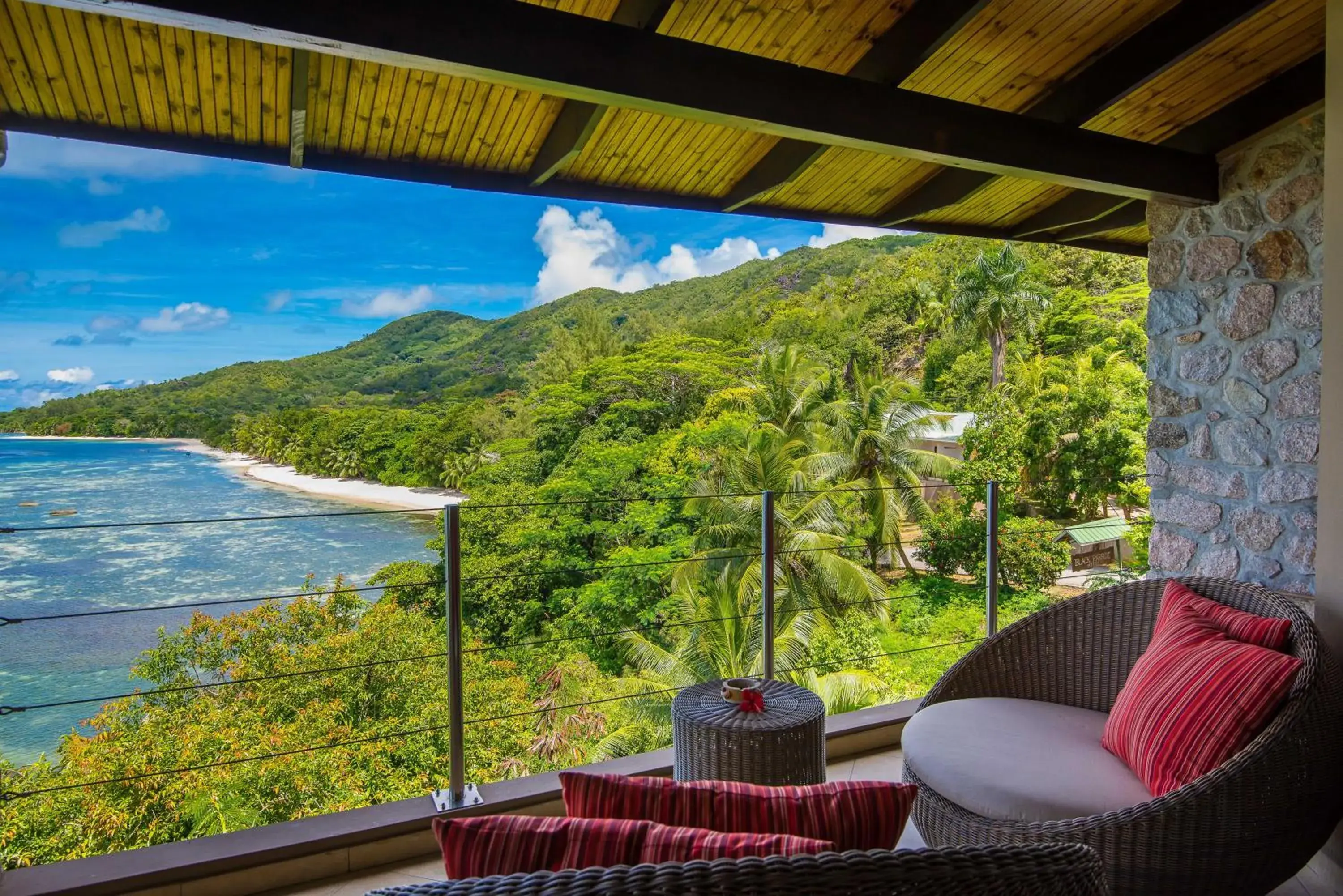 Sea view in Coco de Mer and Black Parrot Suites