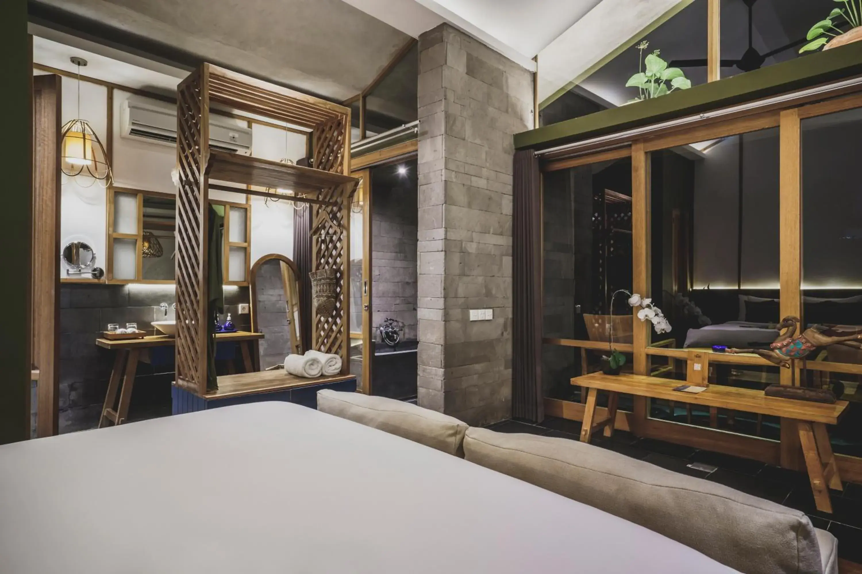 Bedroom in Amora Ubud Boutique Villas