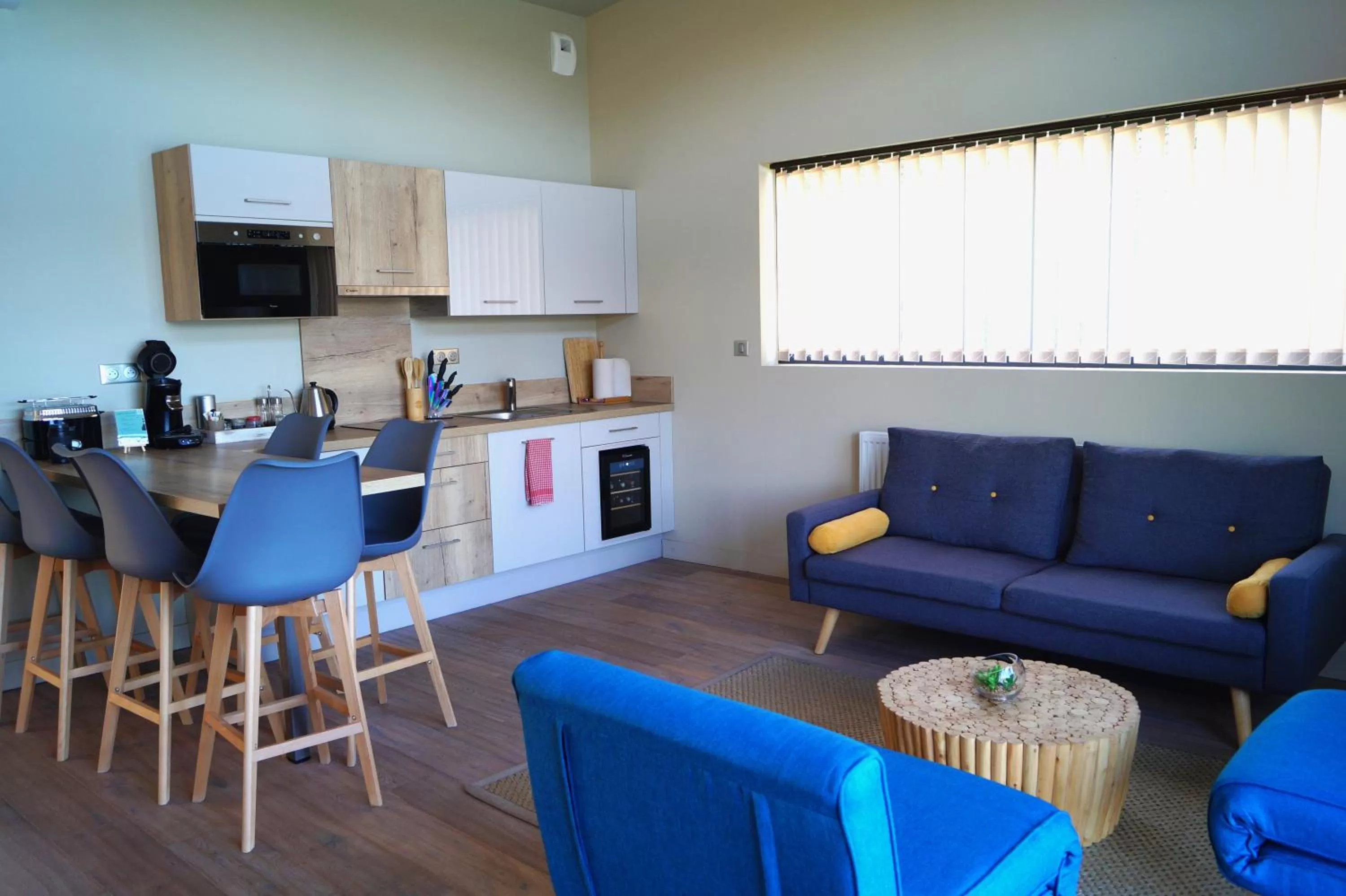 Seating area in Écolodges du Golf du Sauternais