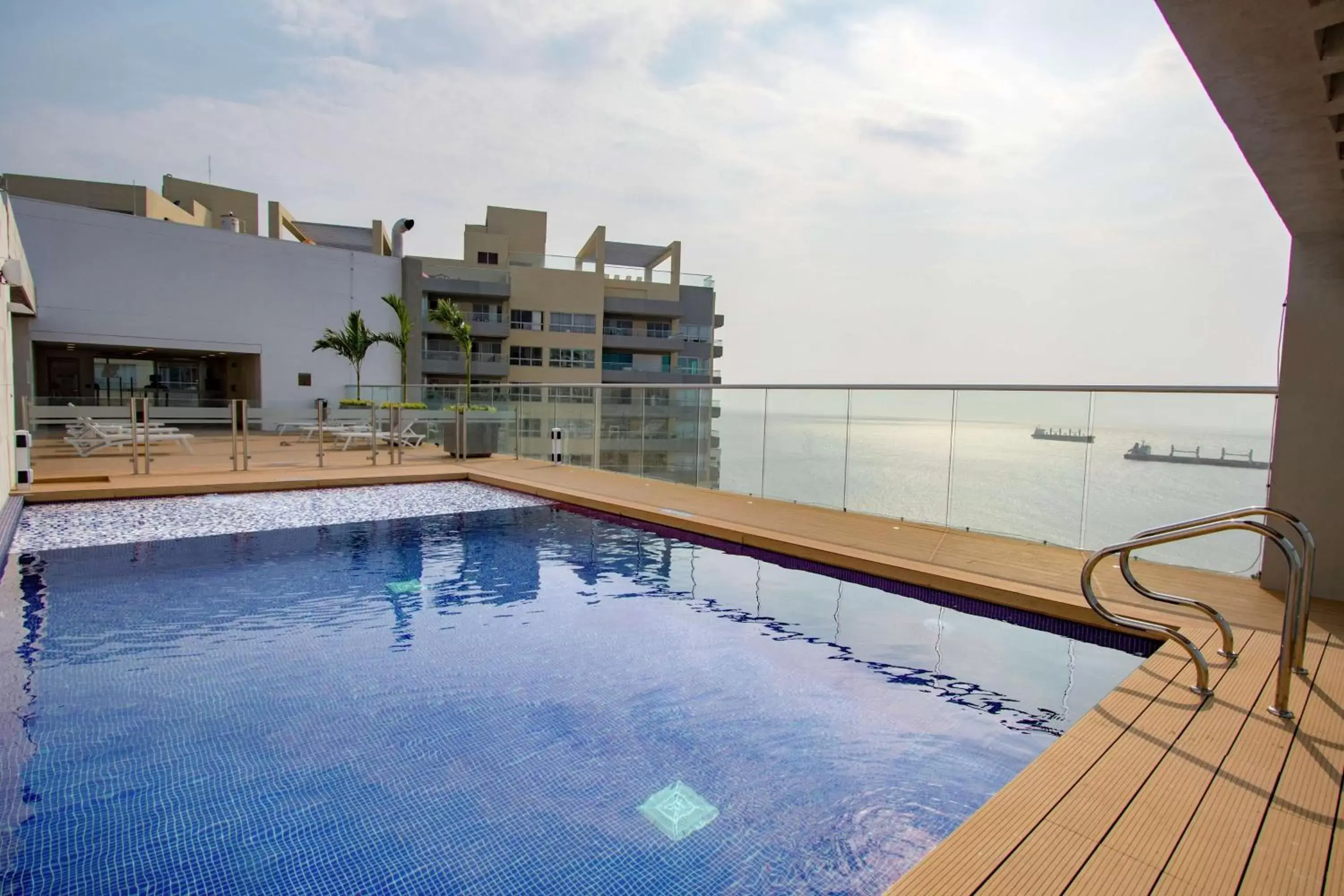 Pool view, Swimming Pool in Hilton Garden Inn Santa Marta