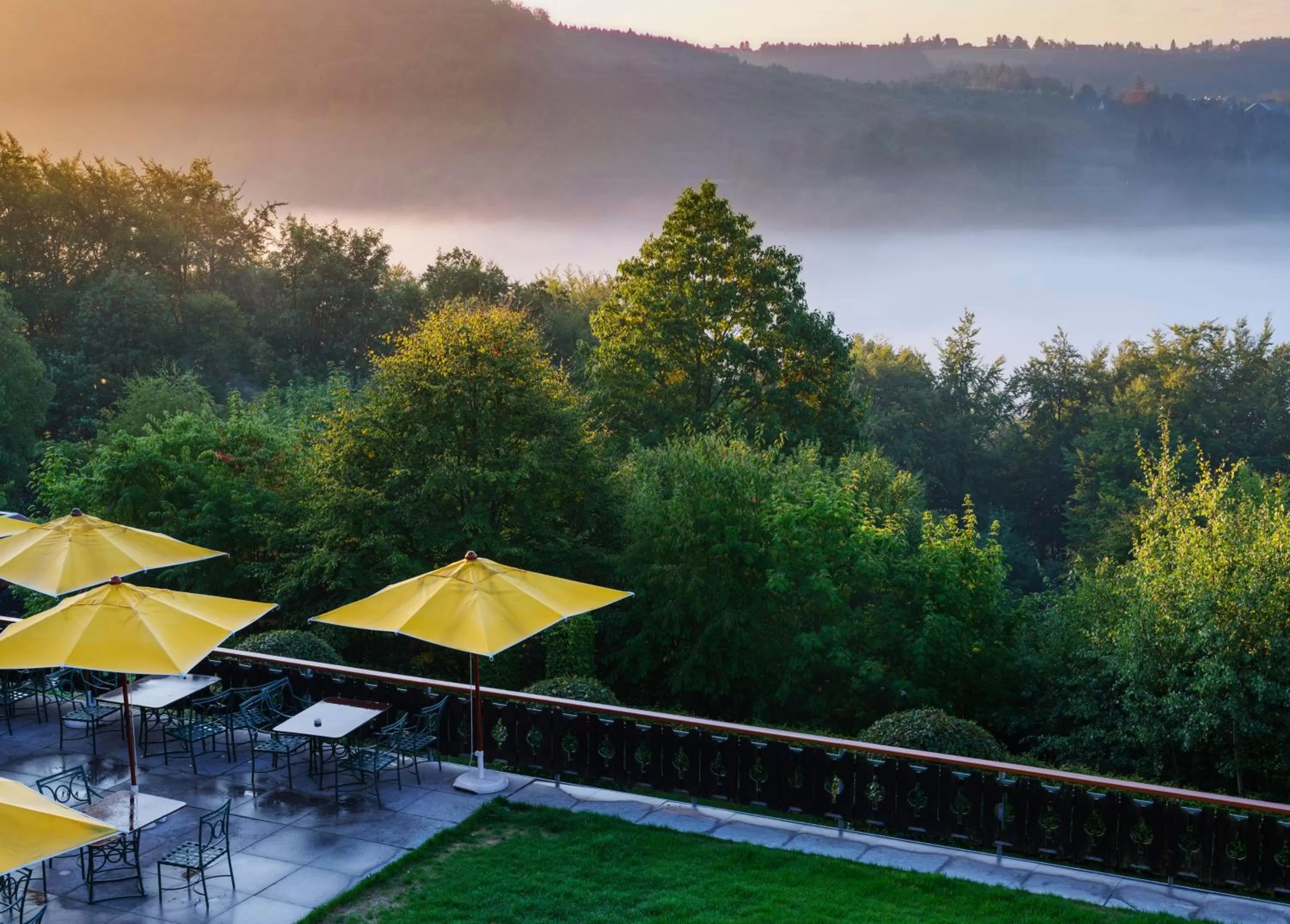 Bird's eye view, Pool View in Waldhaus Ohlenbach