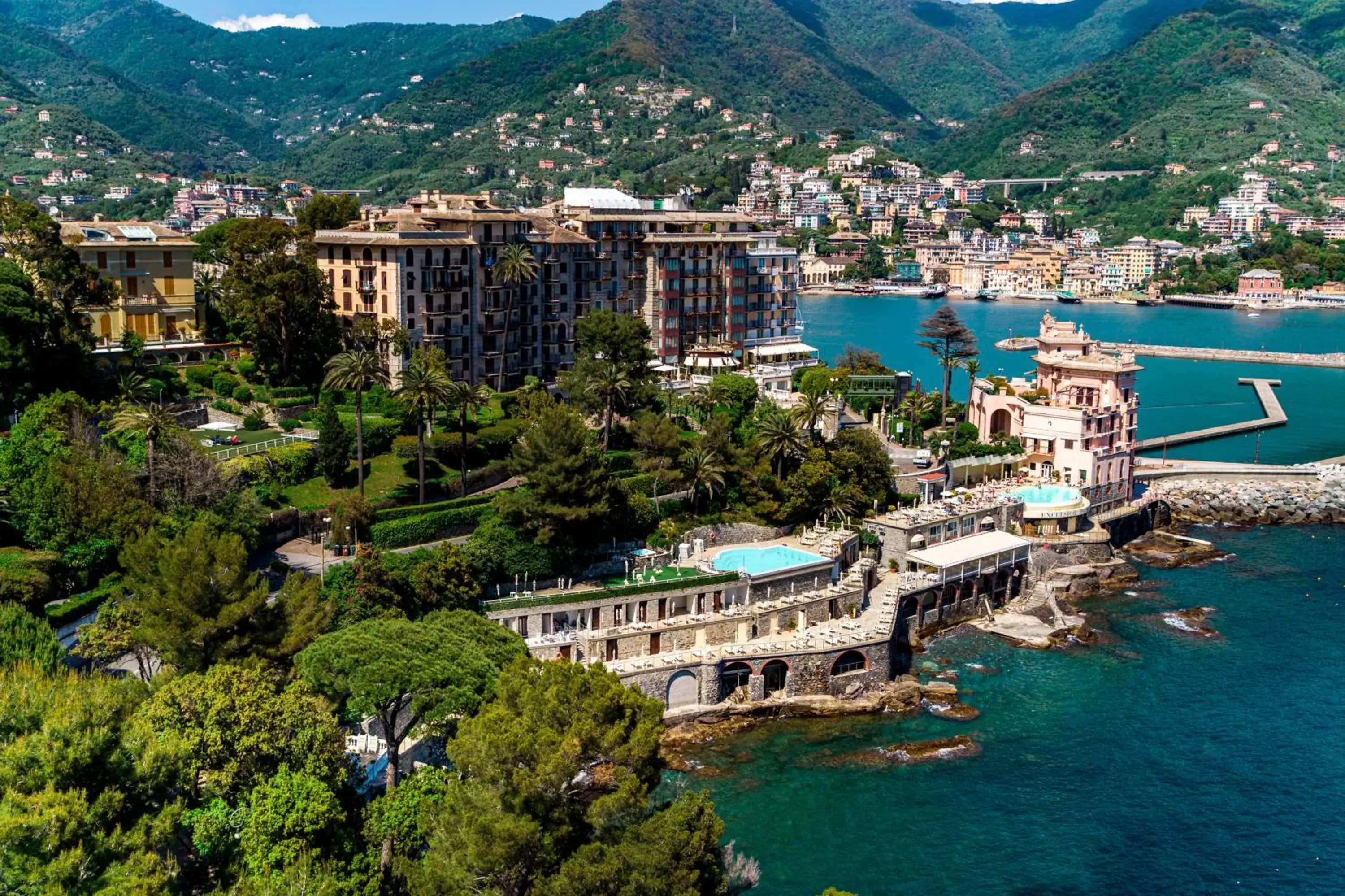 Bird's-eye View in Excelsior Palace Portofino Coast