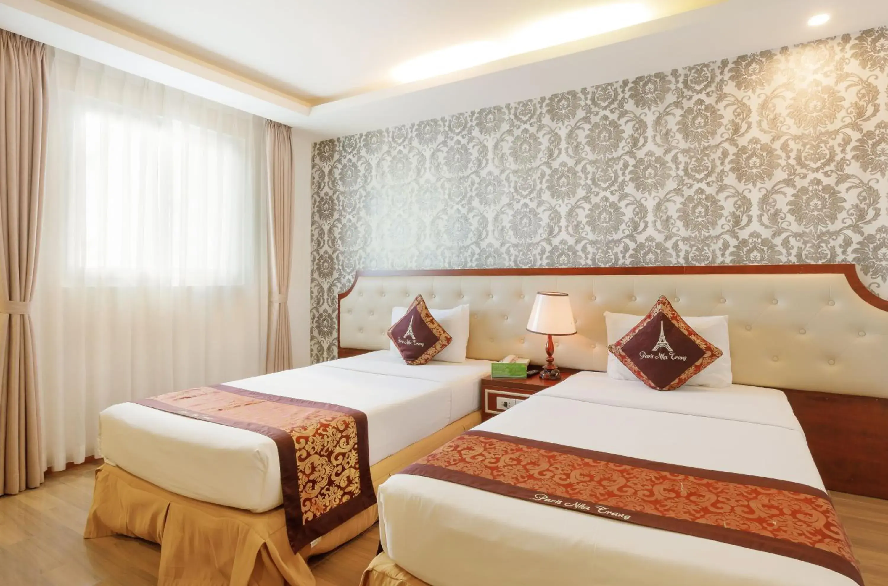 Bed in Paris Nha Trang Hotel