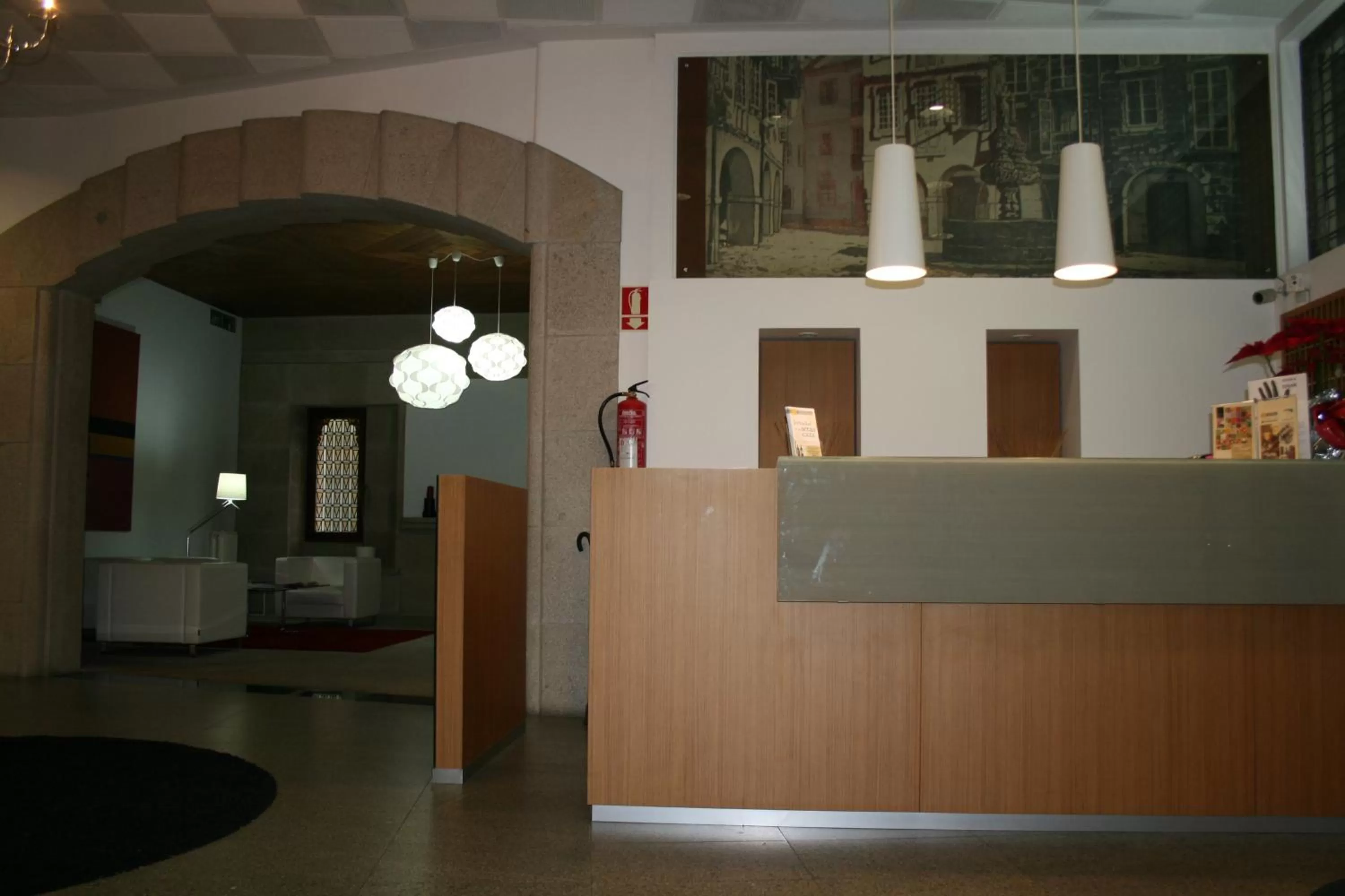 Lobby or reception in Hotel Mendez Nuñez