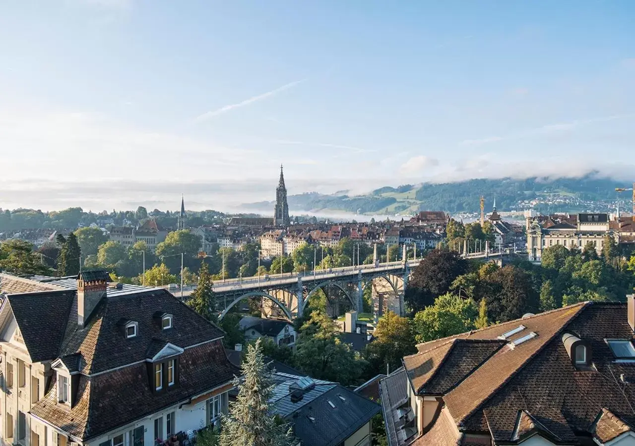 City view in Swissôtel Kursaal Bern