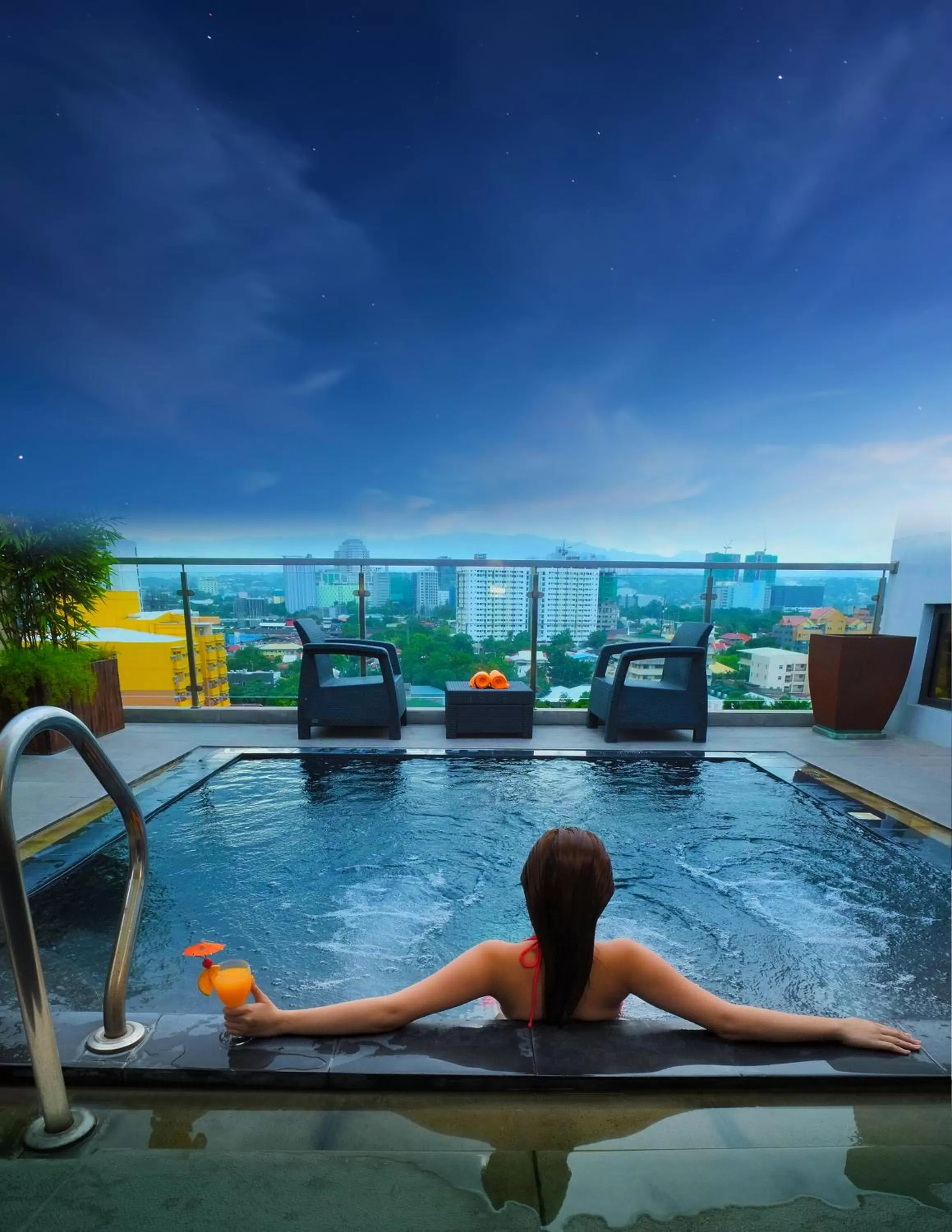 City view in Castle Peak Hotel