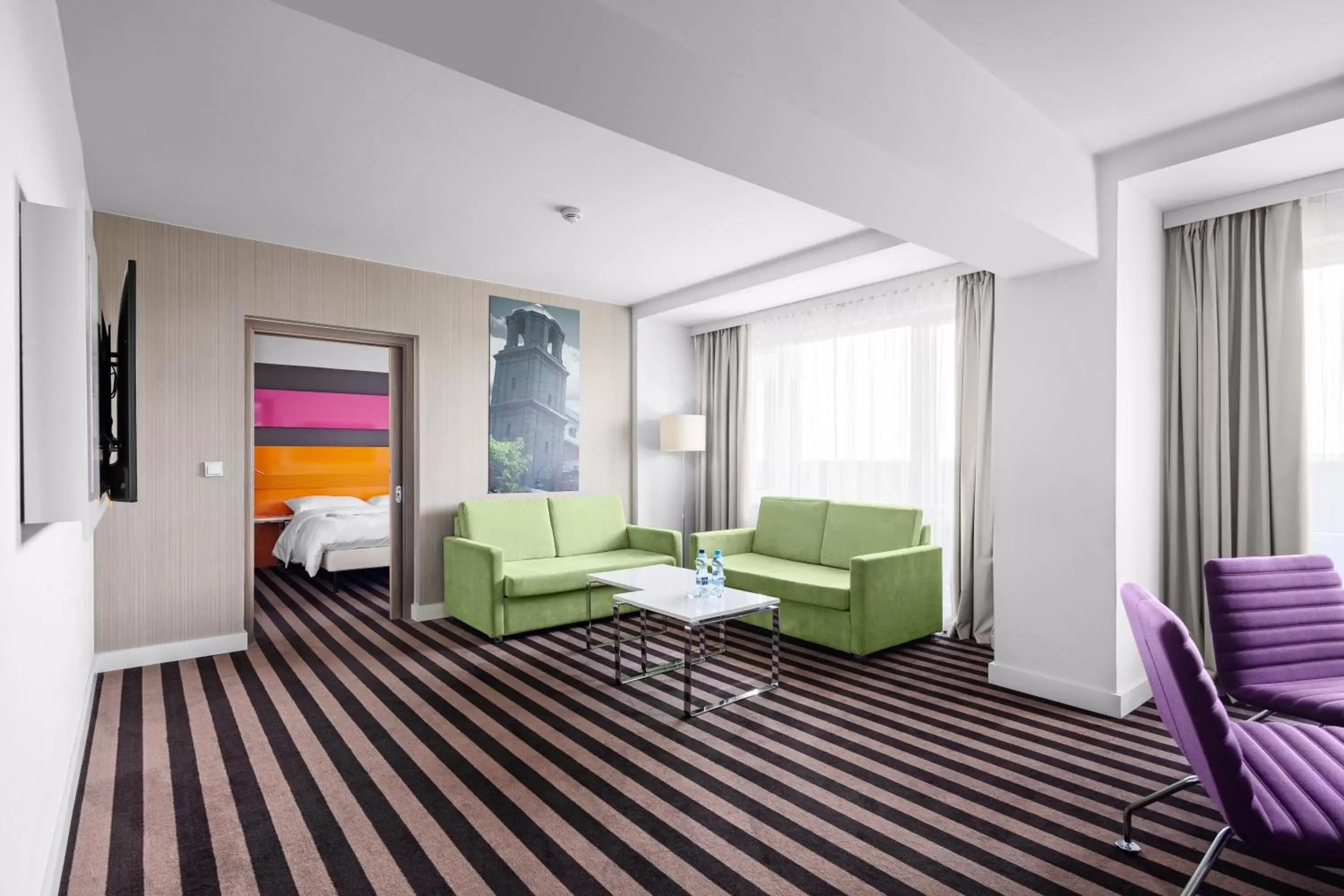 Living room, Seating Area in Park Inn by Radisson Katowice