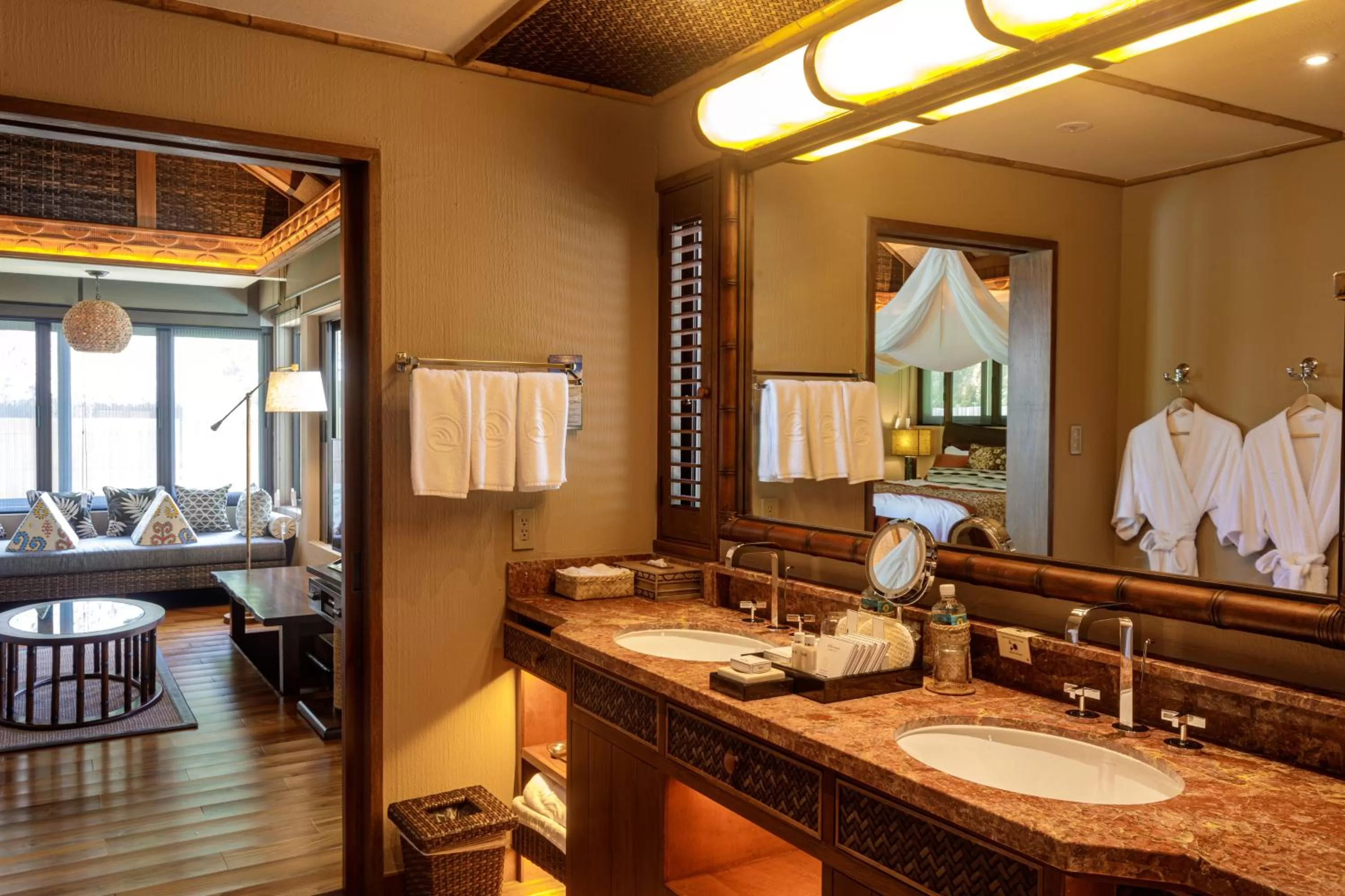 Bathroom in Palau Pacific Resort