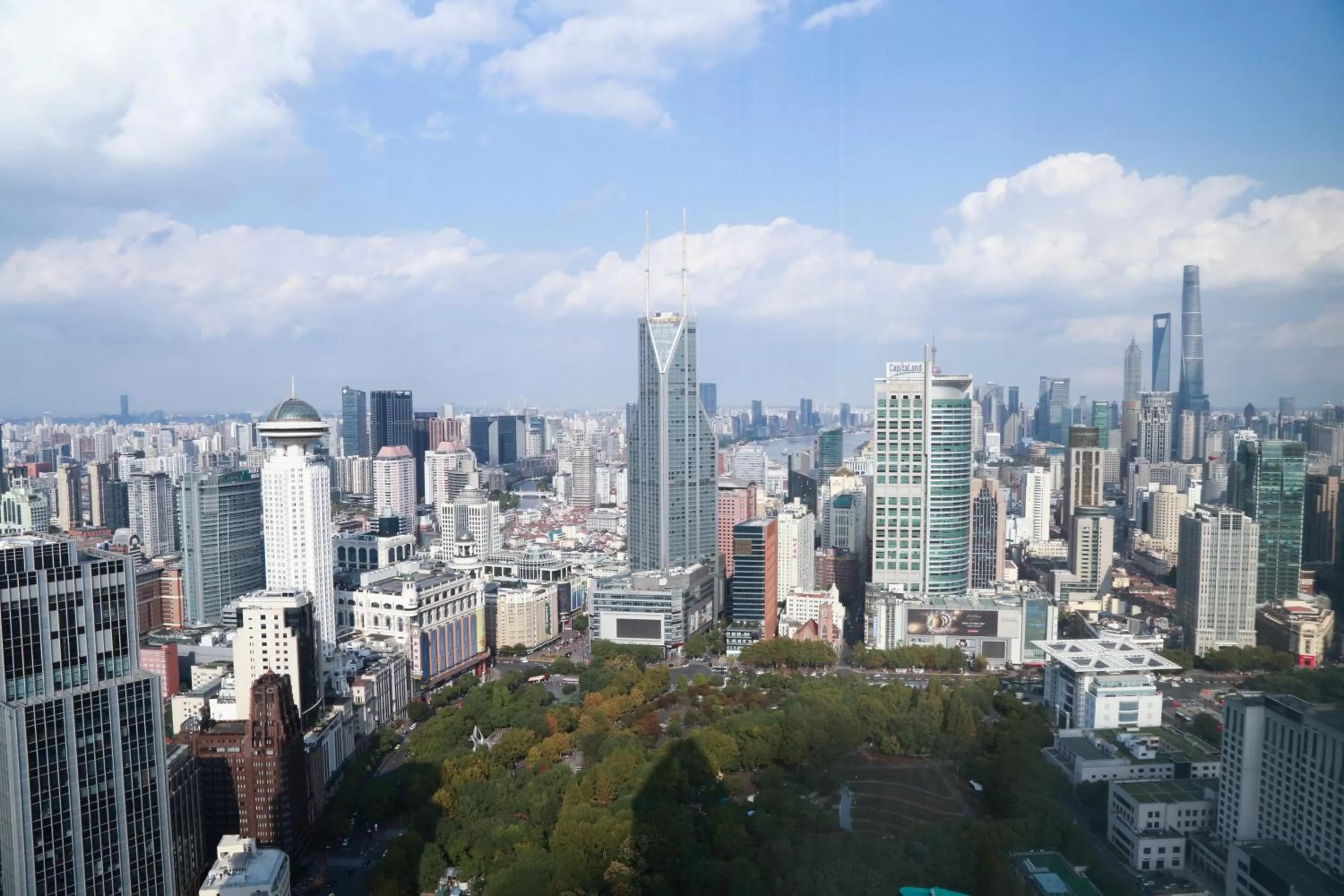 City view in JW Marriott Shanghai at Tomorrow Square