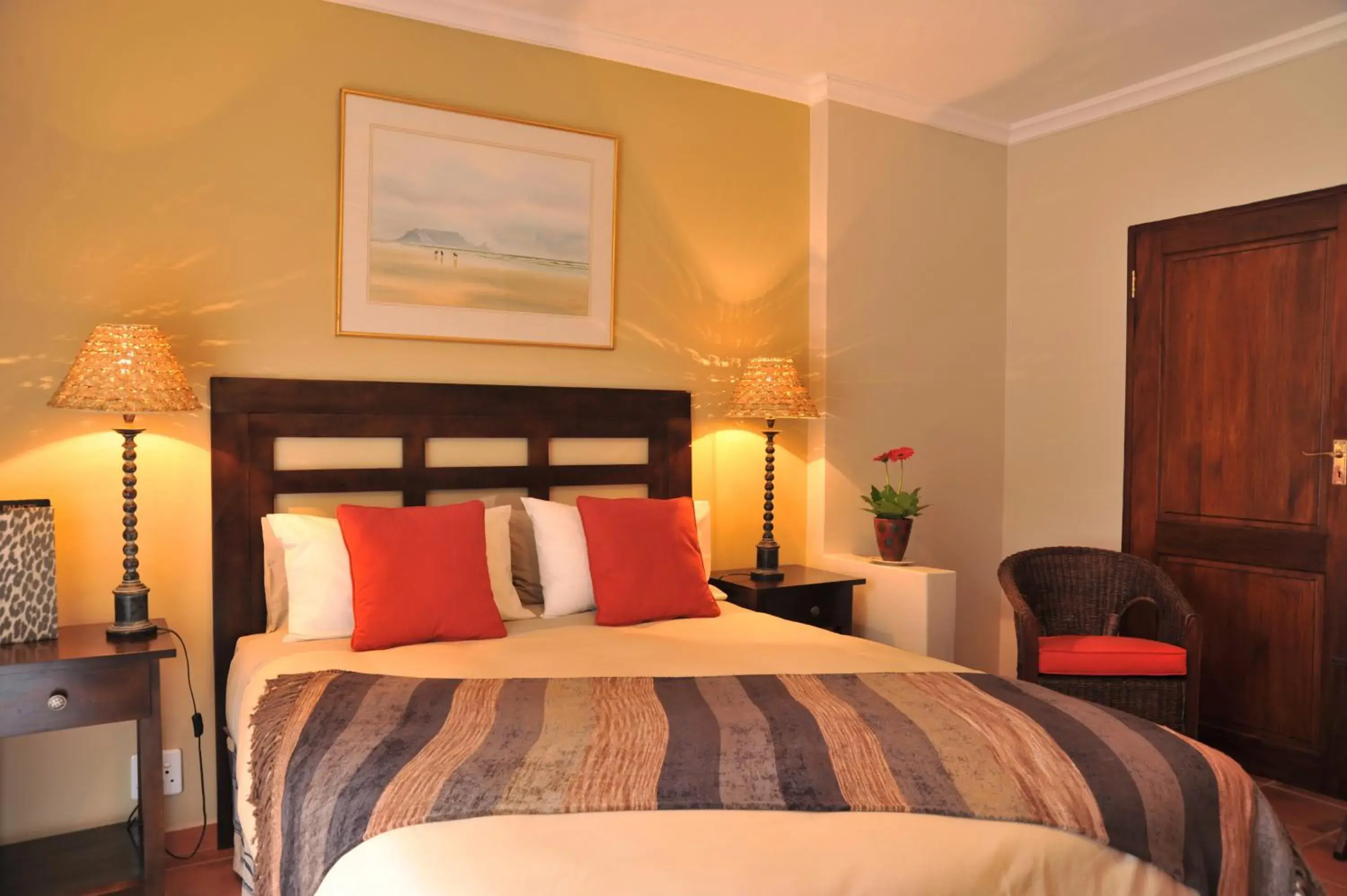 Bedroom, Bed in Claires of Sandton Luxury Guest House