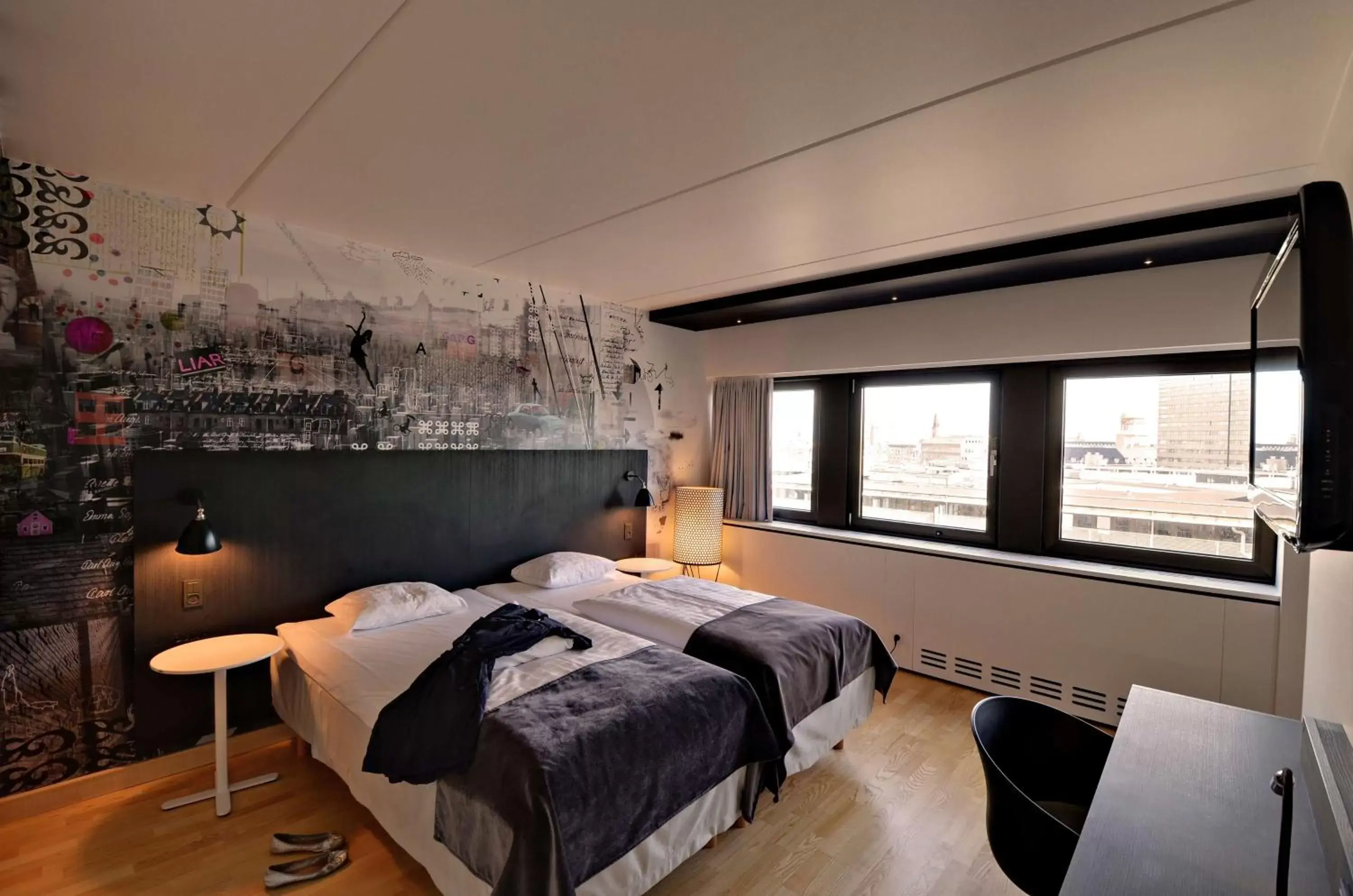 Bedroom in Scandic Copenhagen