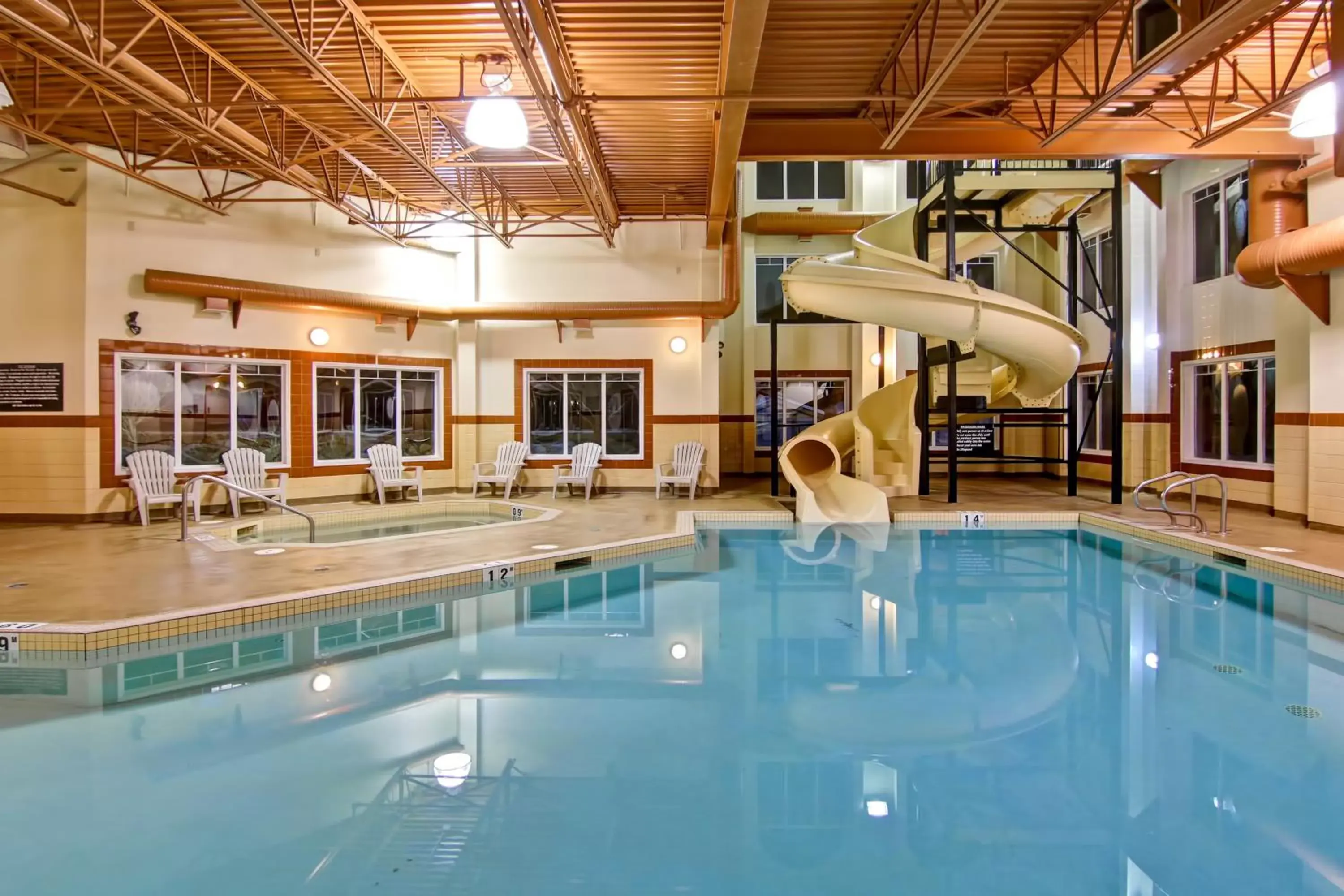 Swimming pool in Ramada by Wyndham Ponoka Swimming pool in Ramada by Wyndham Ponoka