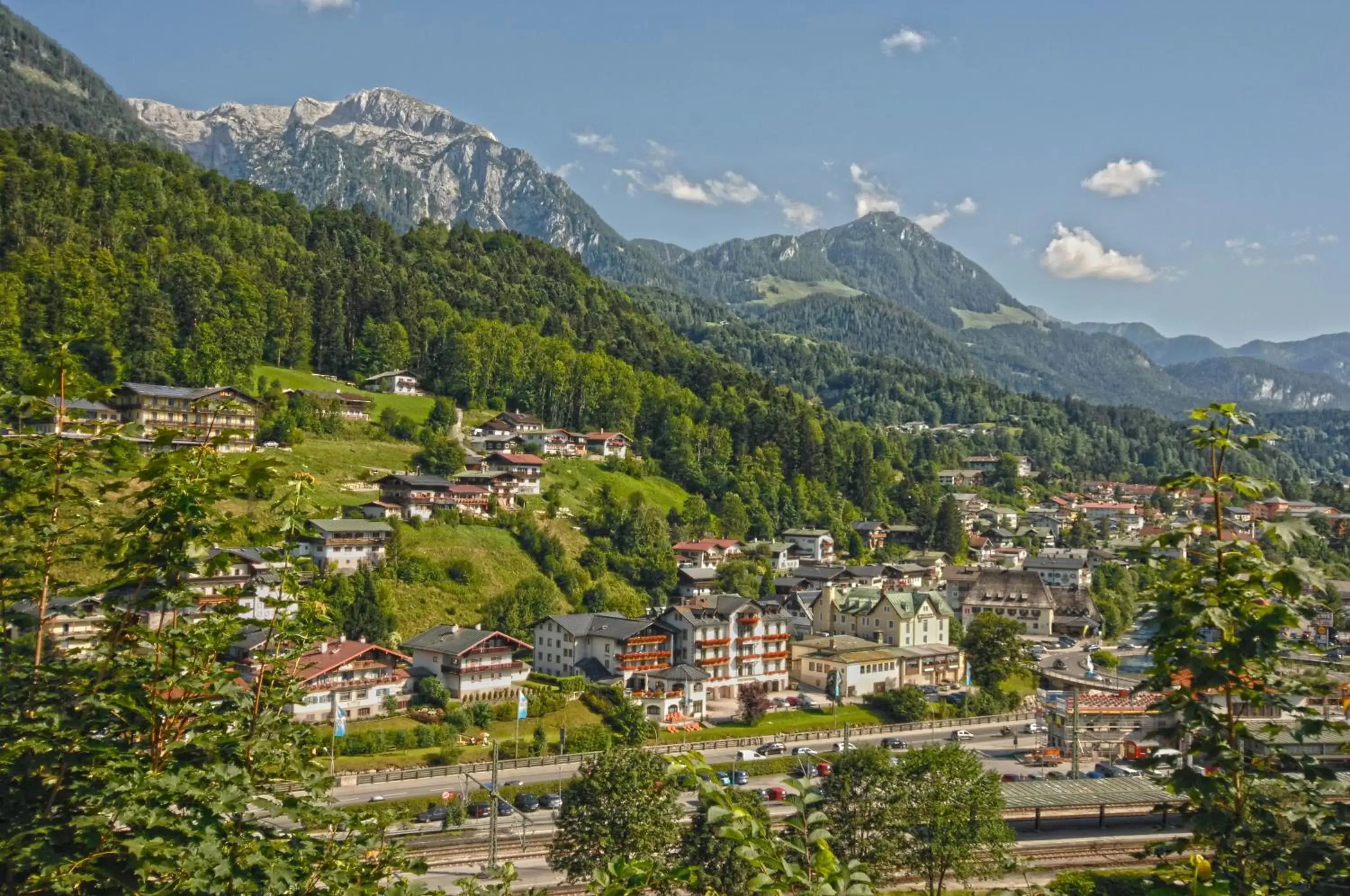 Mountain view, Bird's-eye View in Hotel Grünberger superior