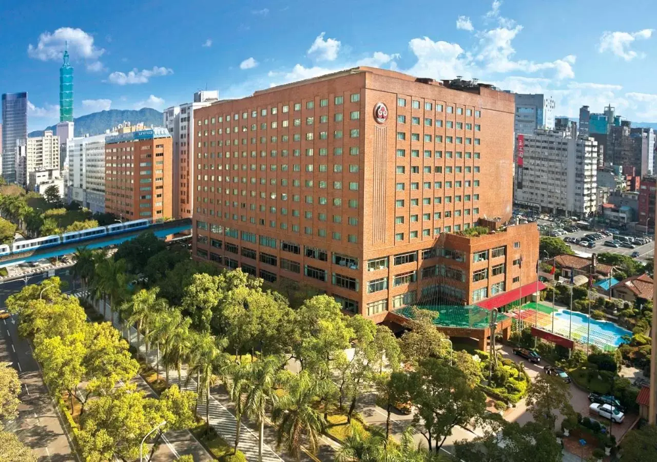 Property building in The Howard Plaza Hotel Taipei