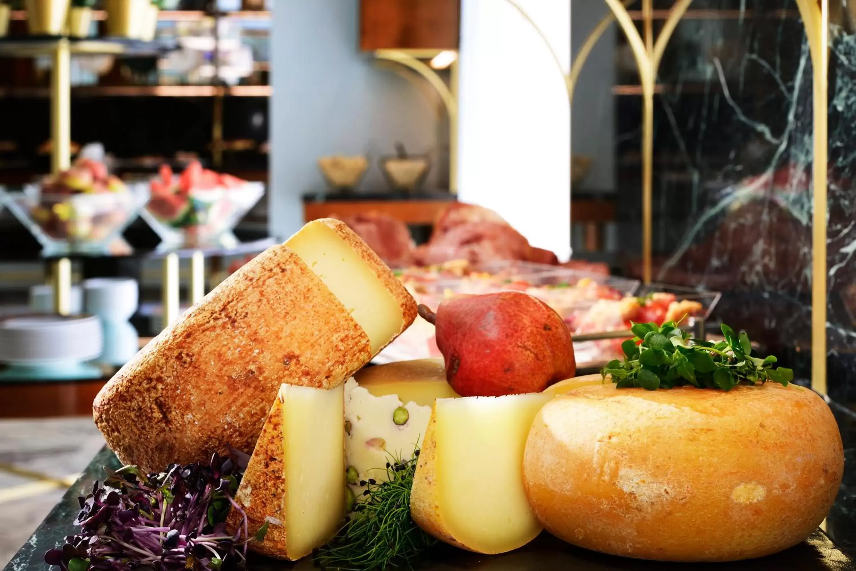 American breakfast in Grand Hotel Minerva American breakfast in Grand Hotel Minerva