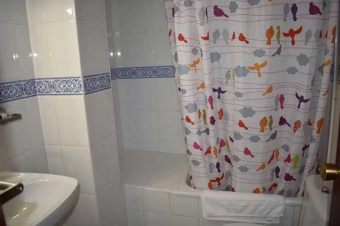 Bathroom in Hotel El Ancla