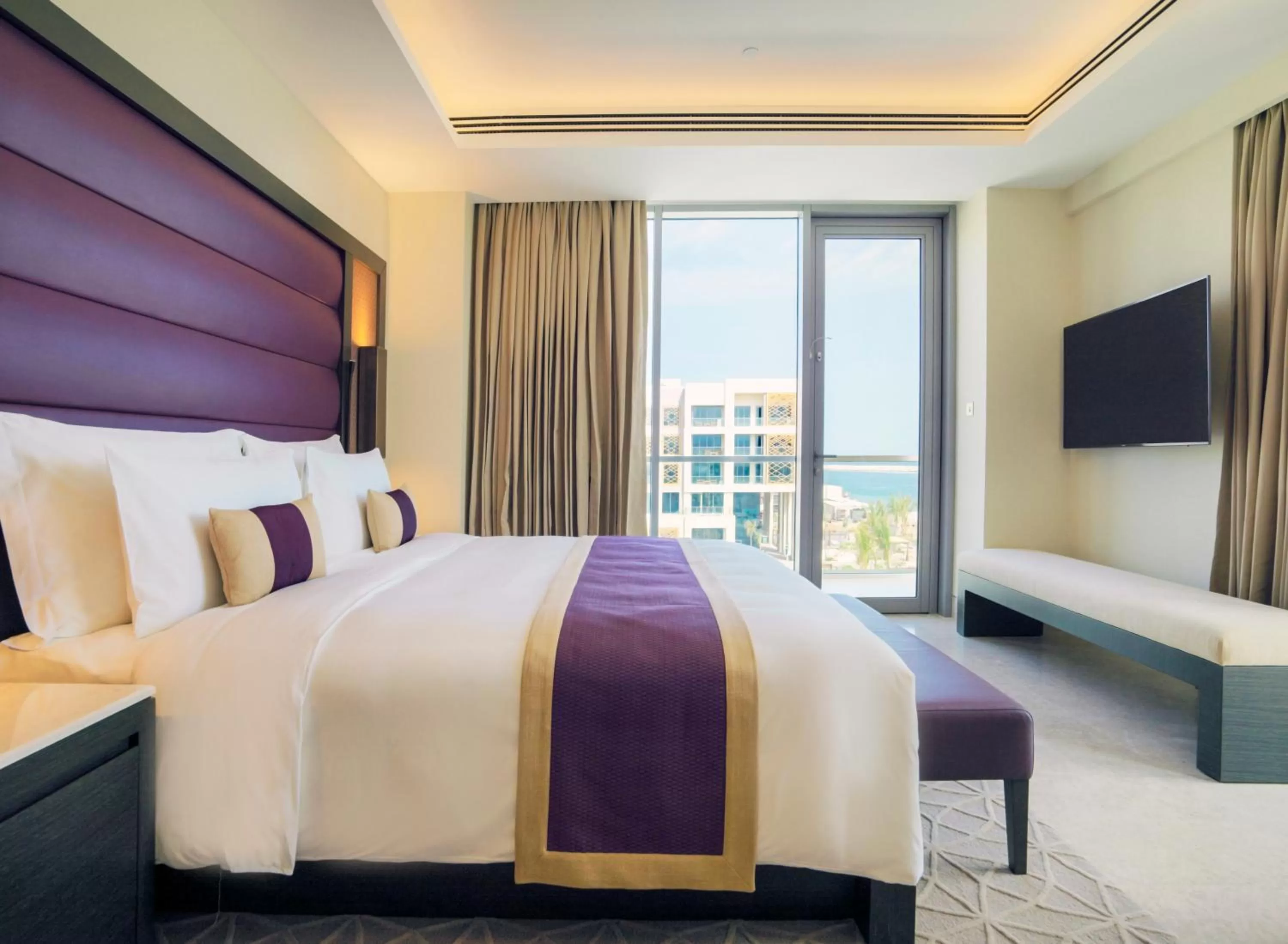 Bedroom, Bed in Kempinski Hotel Muscat