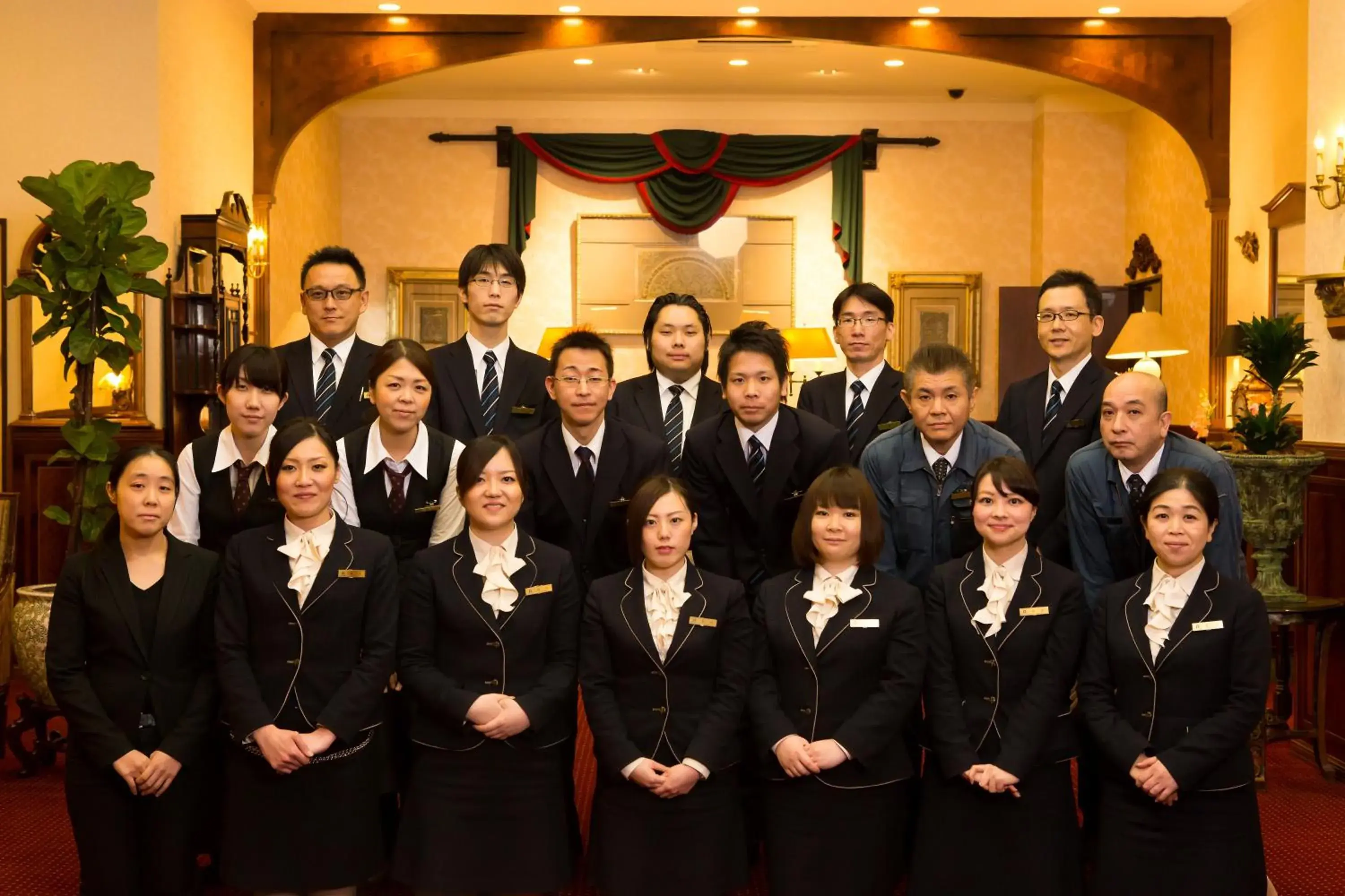 Staff in Dukes Hotel Hakata