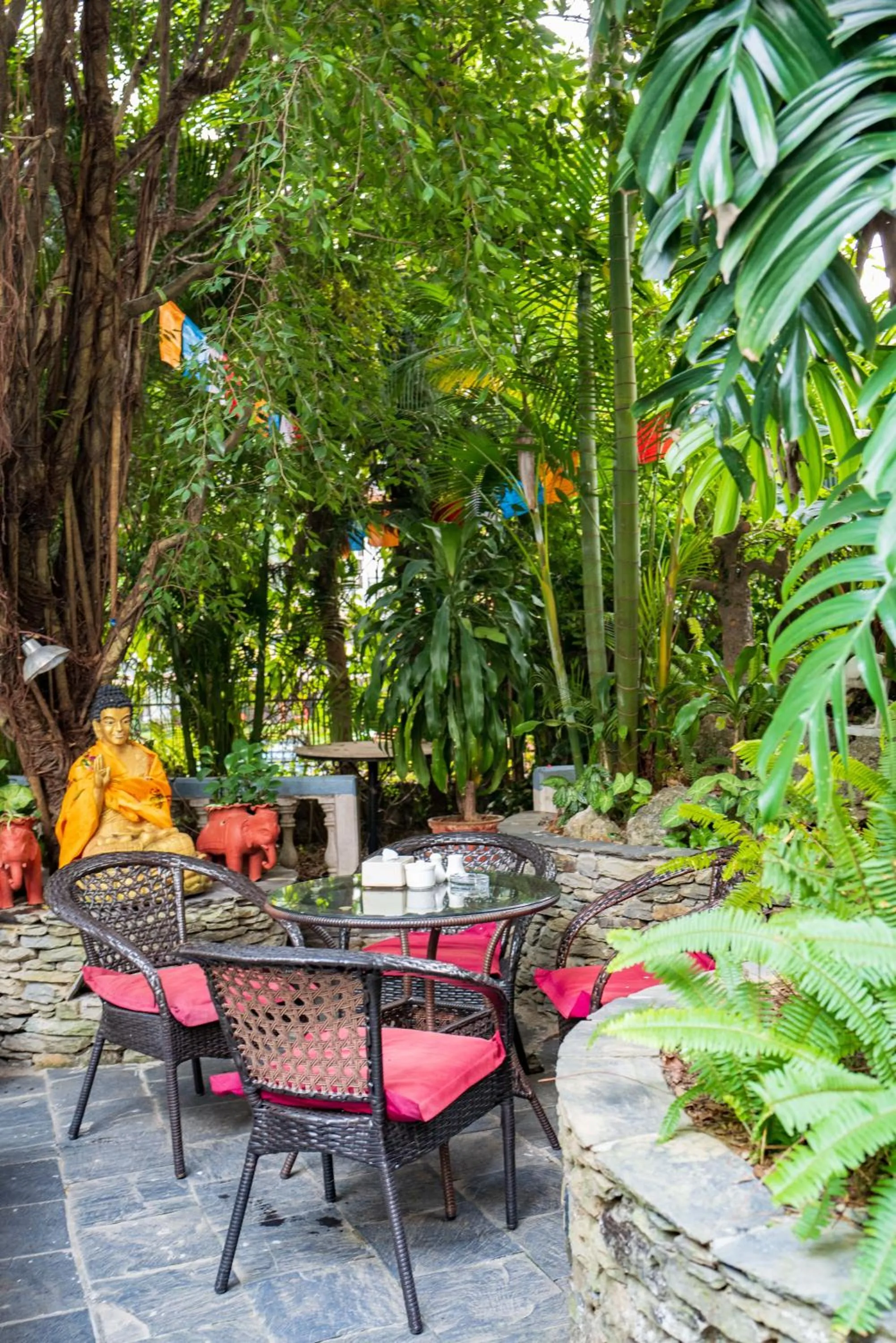 Garden in Hotel Silver Oaks Inn