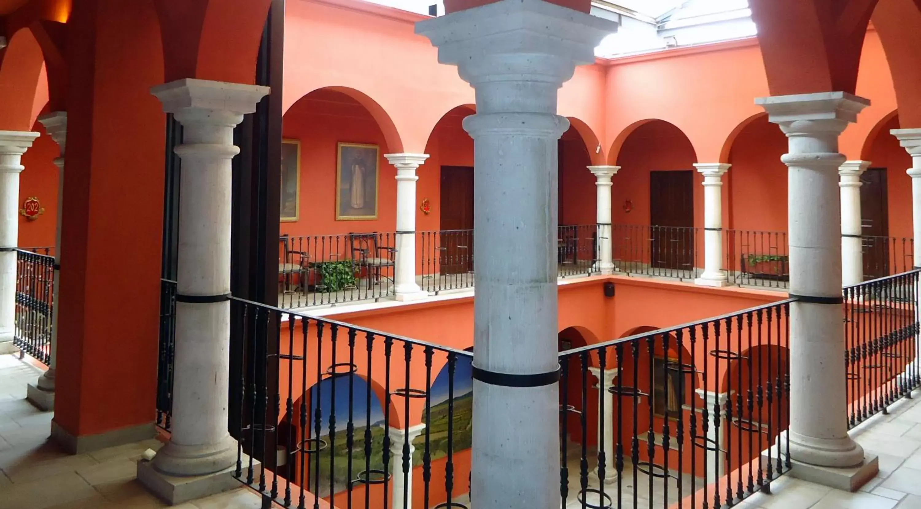 Bird's eye view, Balcony/Terrace in Hotel Casona Oaxaca