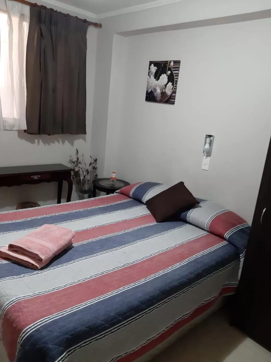 Bed in Hostal D' Silvia