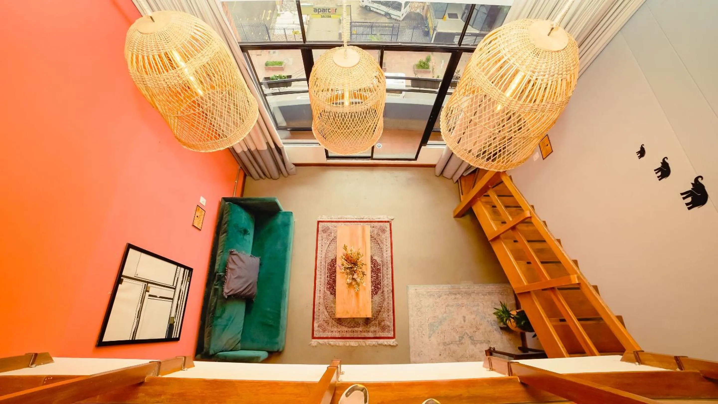 Balcony/Terrace in Selina Chapinero Bogota