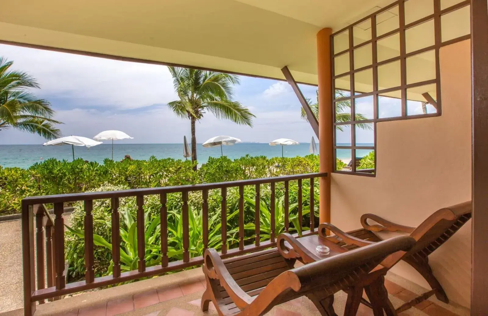 Balcony/Terrace in Lanta Casuarina Beach Resort - SHA Plus