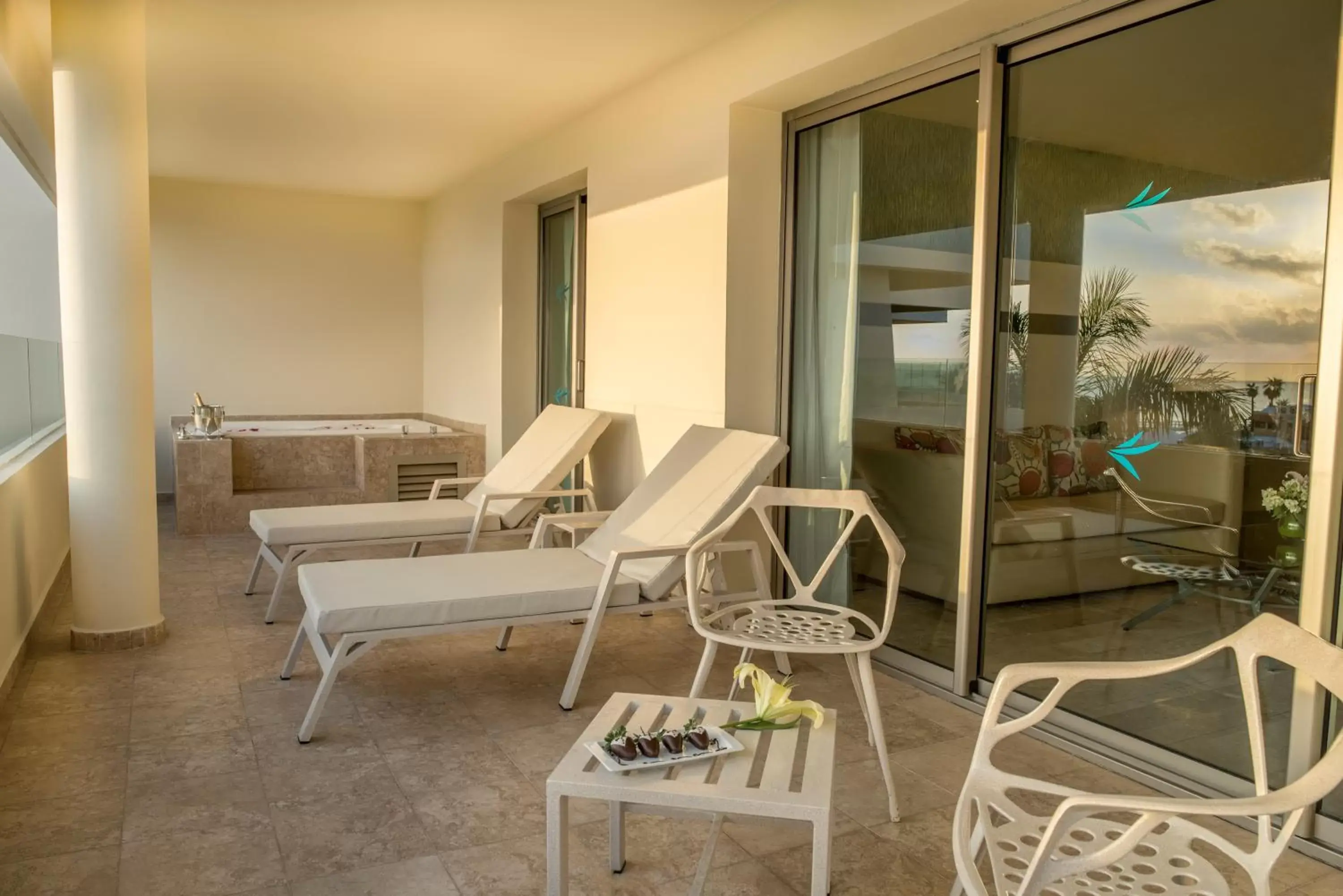 Balcony/Terrace in Privilege Aluxes Adults Only