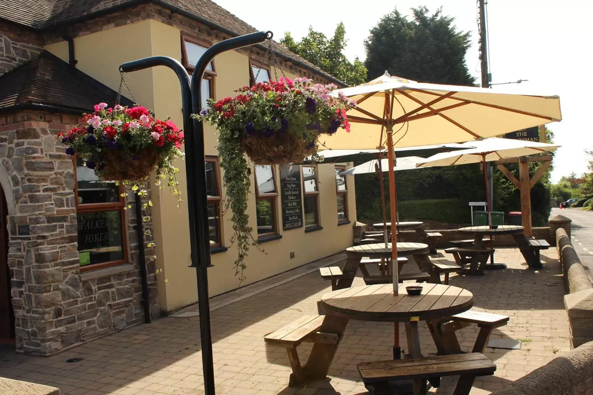 Patio in The Huntsman of Little Wenlock