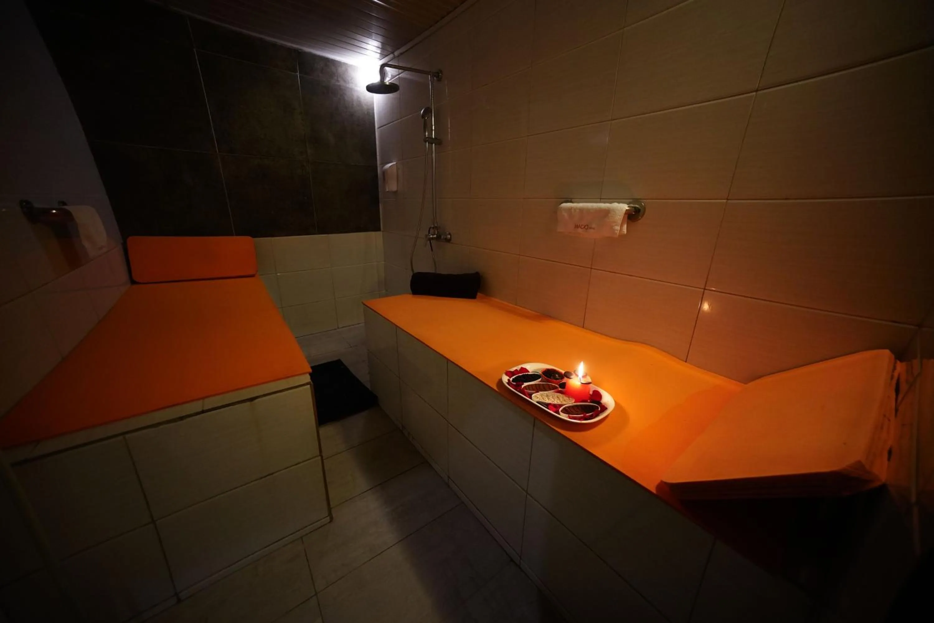 Steam room in Mado Hotel