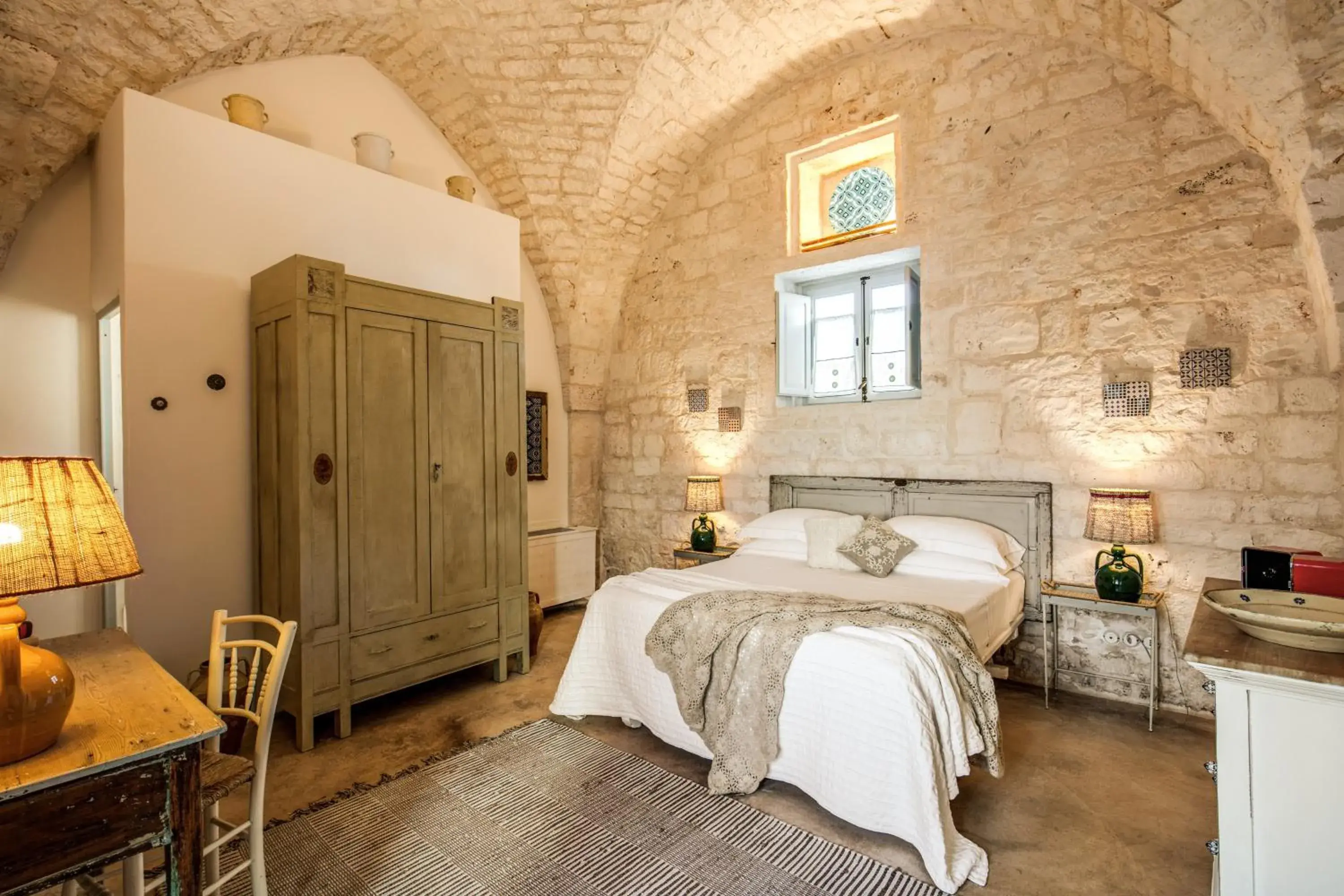 Bed in Masseria Cervarolo