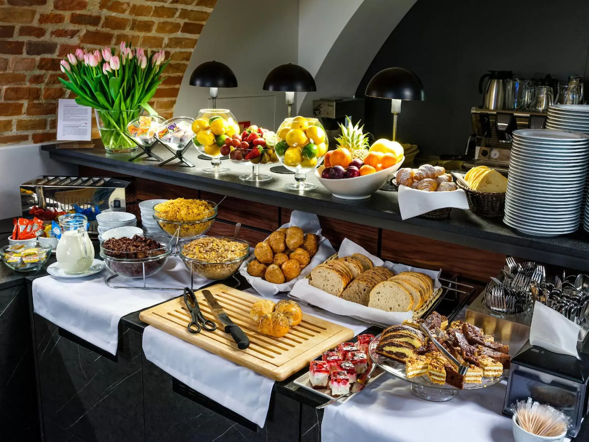 Food and drinks in Hotel Logos Kraków