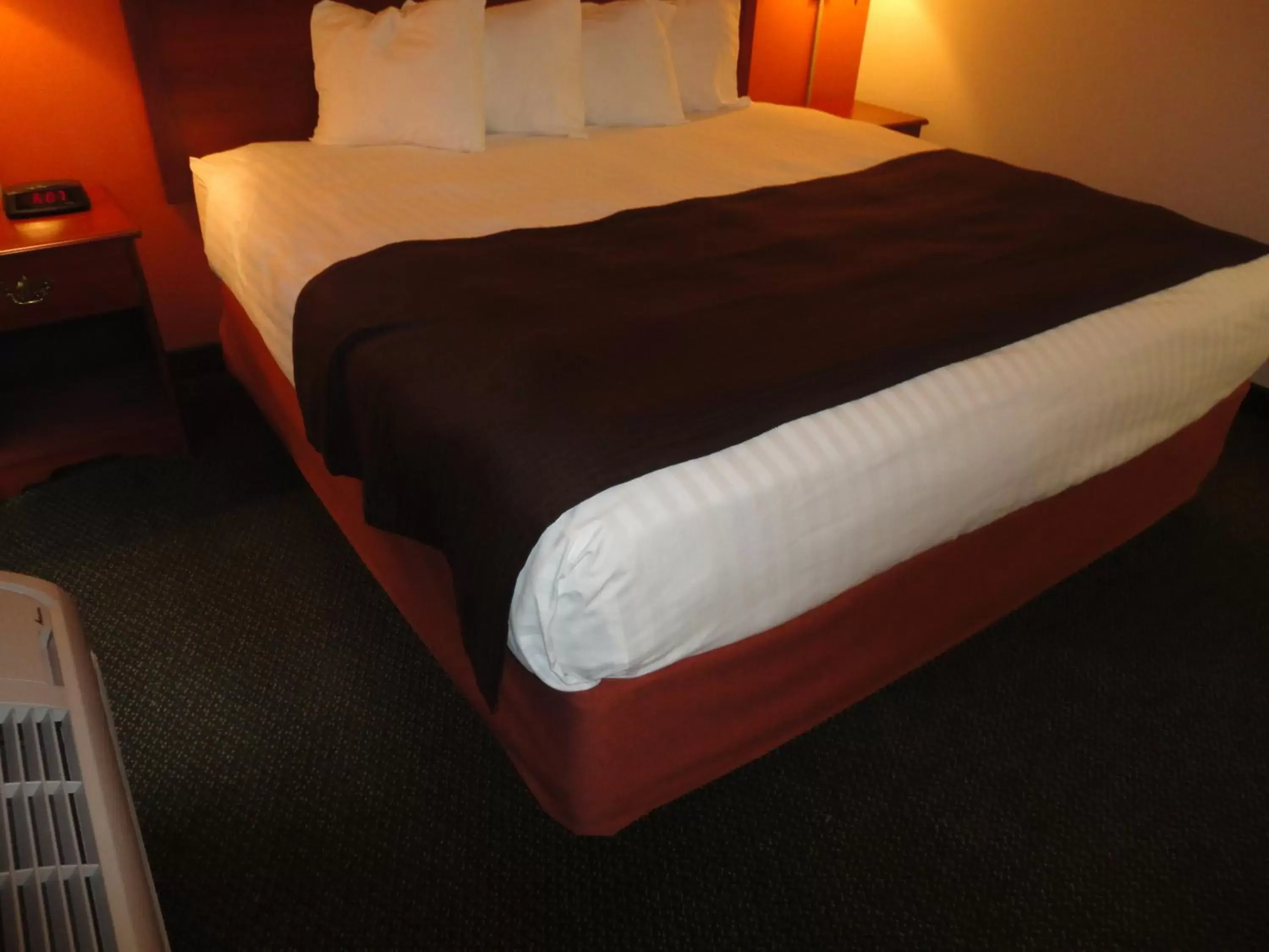 Bed in AmericInn by Wyndham Ottumwa