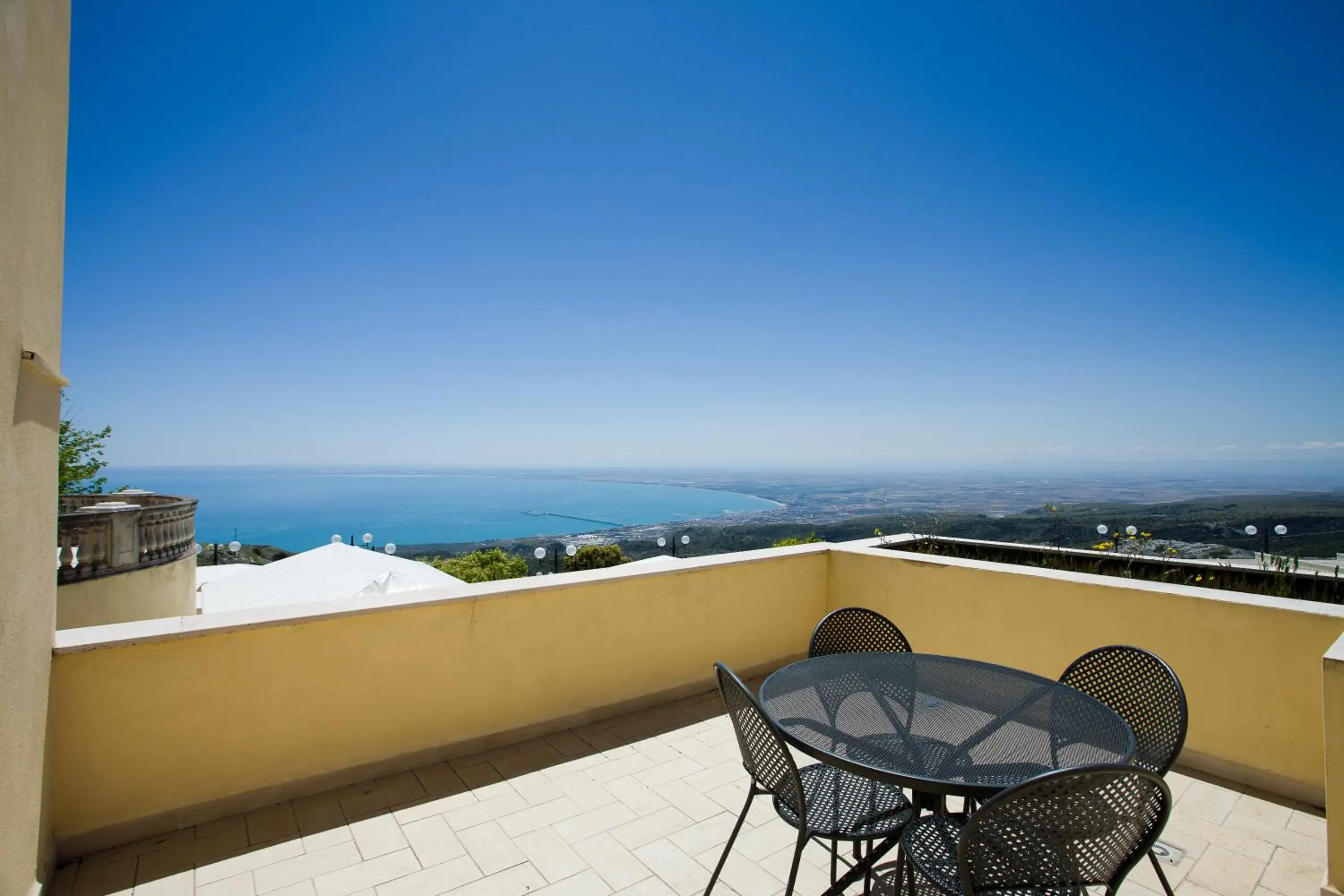 View (from property/room), Balcony/Terrace in Palace Hotel San Michele