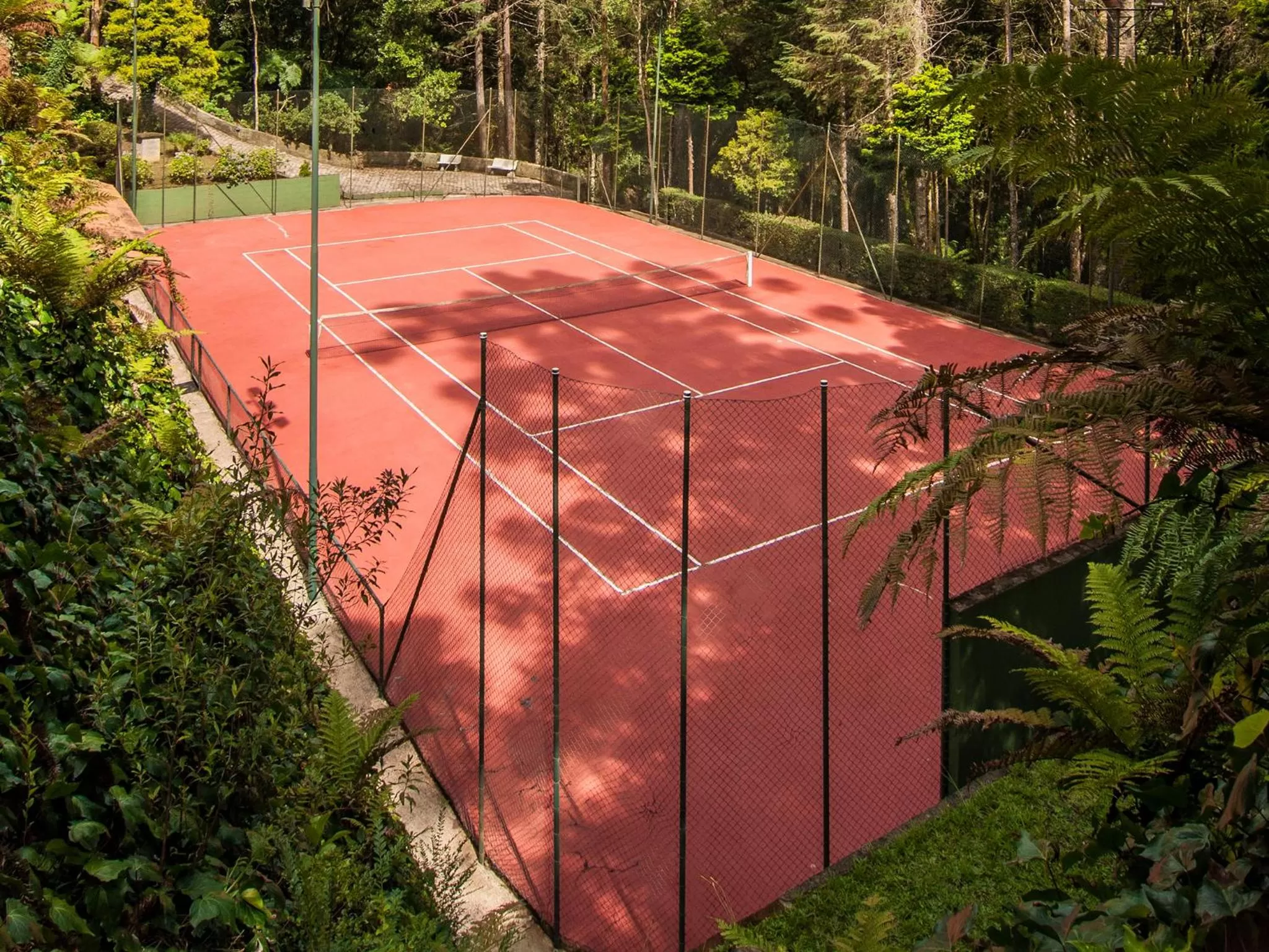 Tennis court in Pousada Ricanto Amore Mio