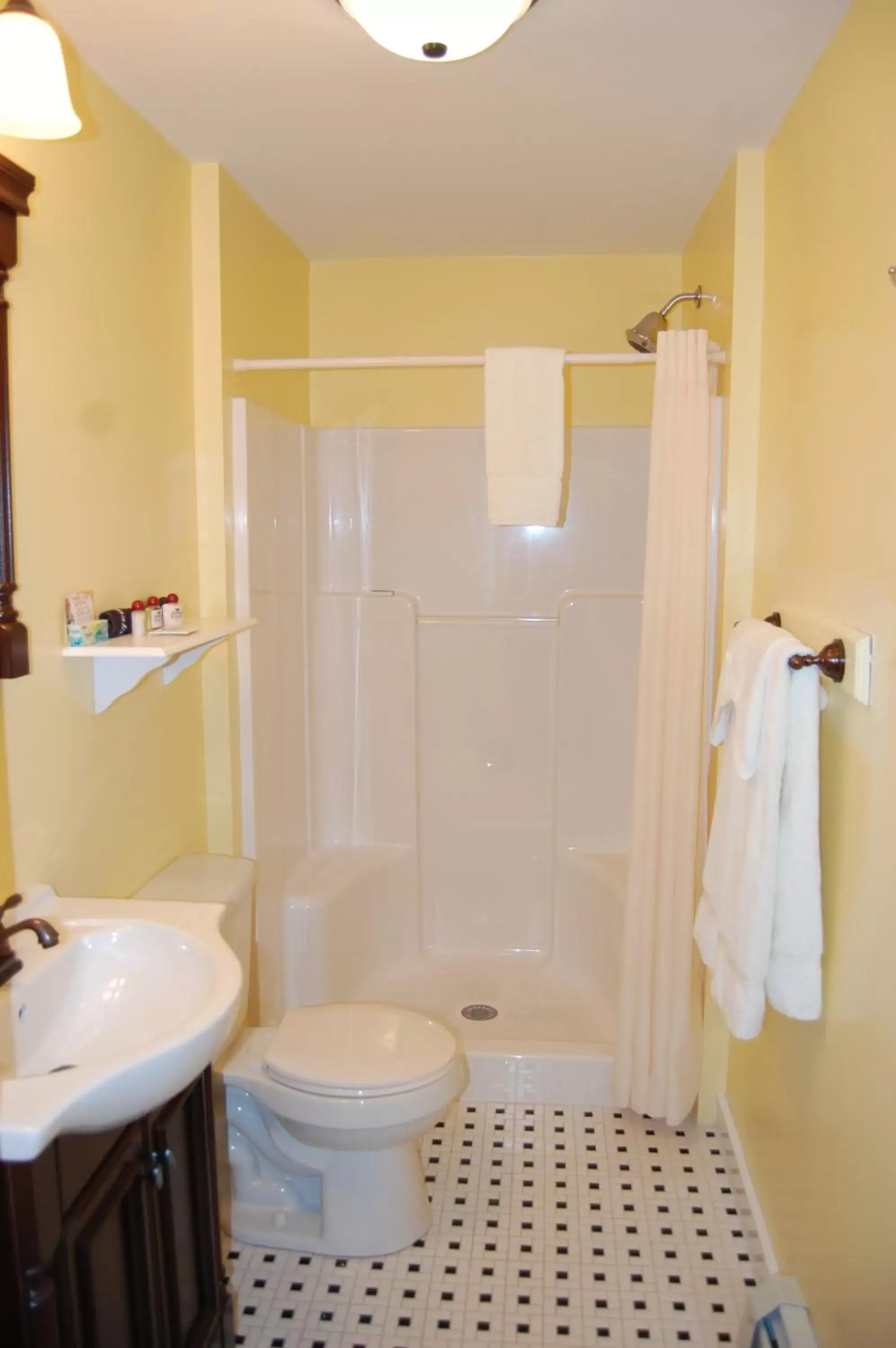 Shower, Bathroom in Cranmore Inn and Suites, a North Conway boutique hotel