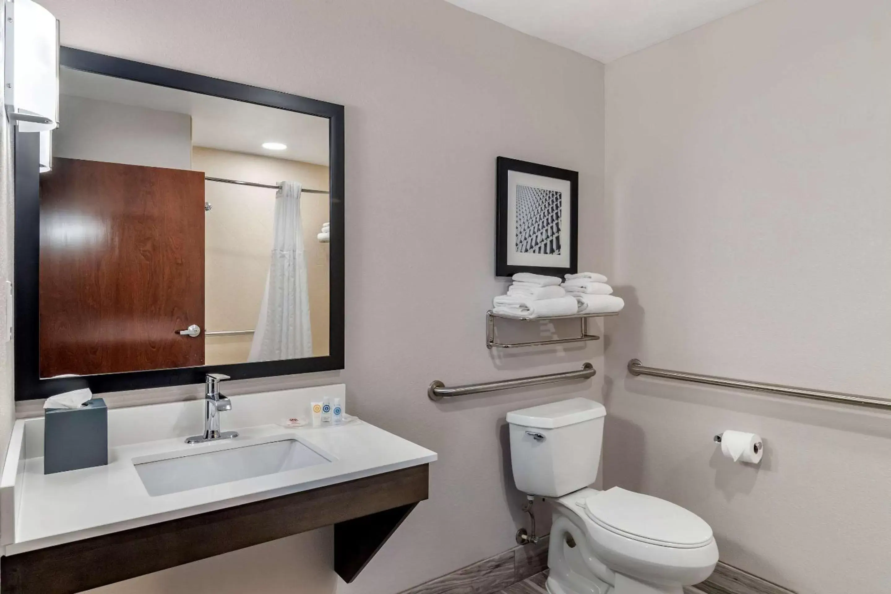 Bathroom in Comfort Suites McDonough Atlanta South