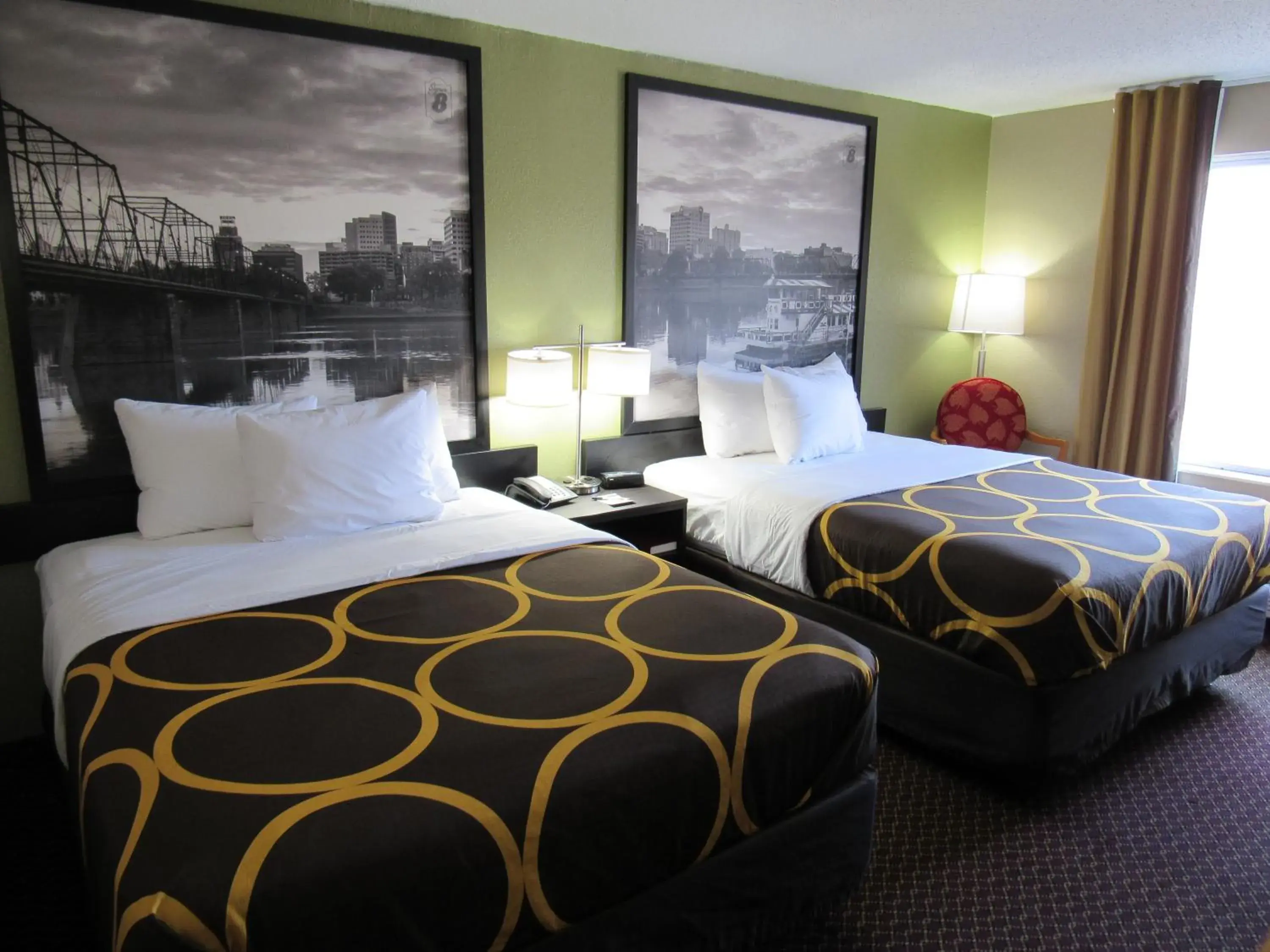 Bed in Super 8 by Wyndham New Cumberland