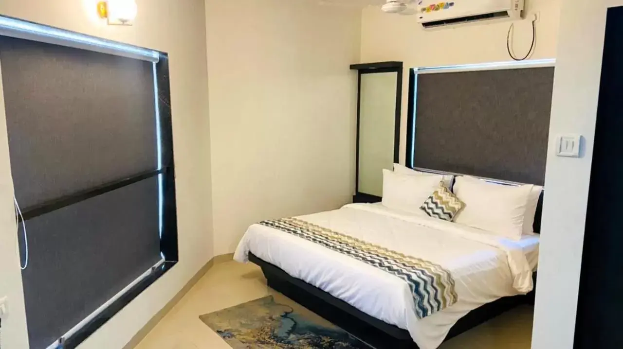 Bedroom, Bed in Nest Beacon Resort Daman Bedroom, Bed in Nest Beacon Resort Daman