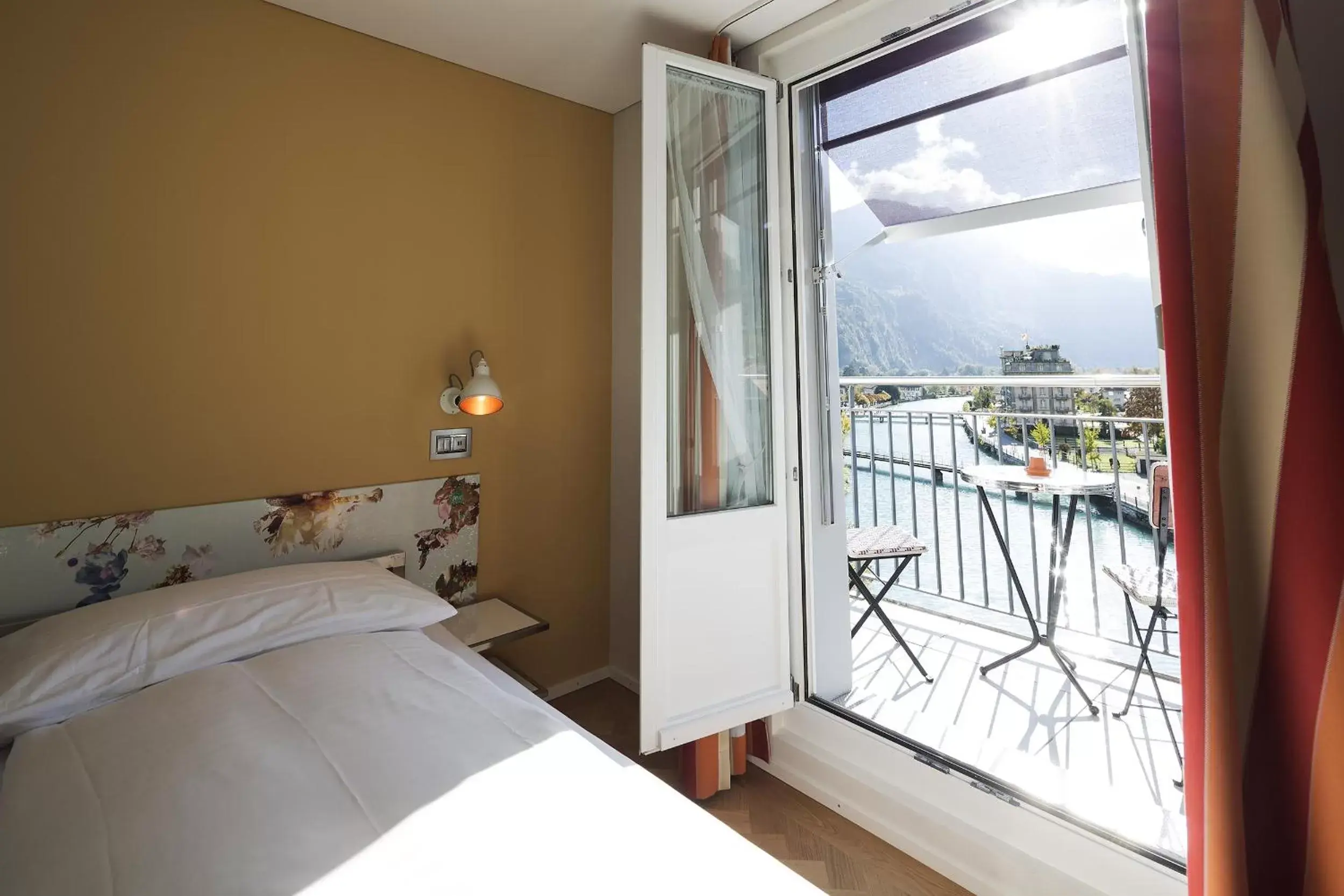 Balcony/Terrace, Bed in Boutique Hotel Bellevue Balcony/Terrace, Bed in Boutique Hotel Bellevue