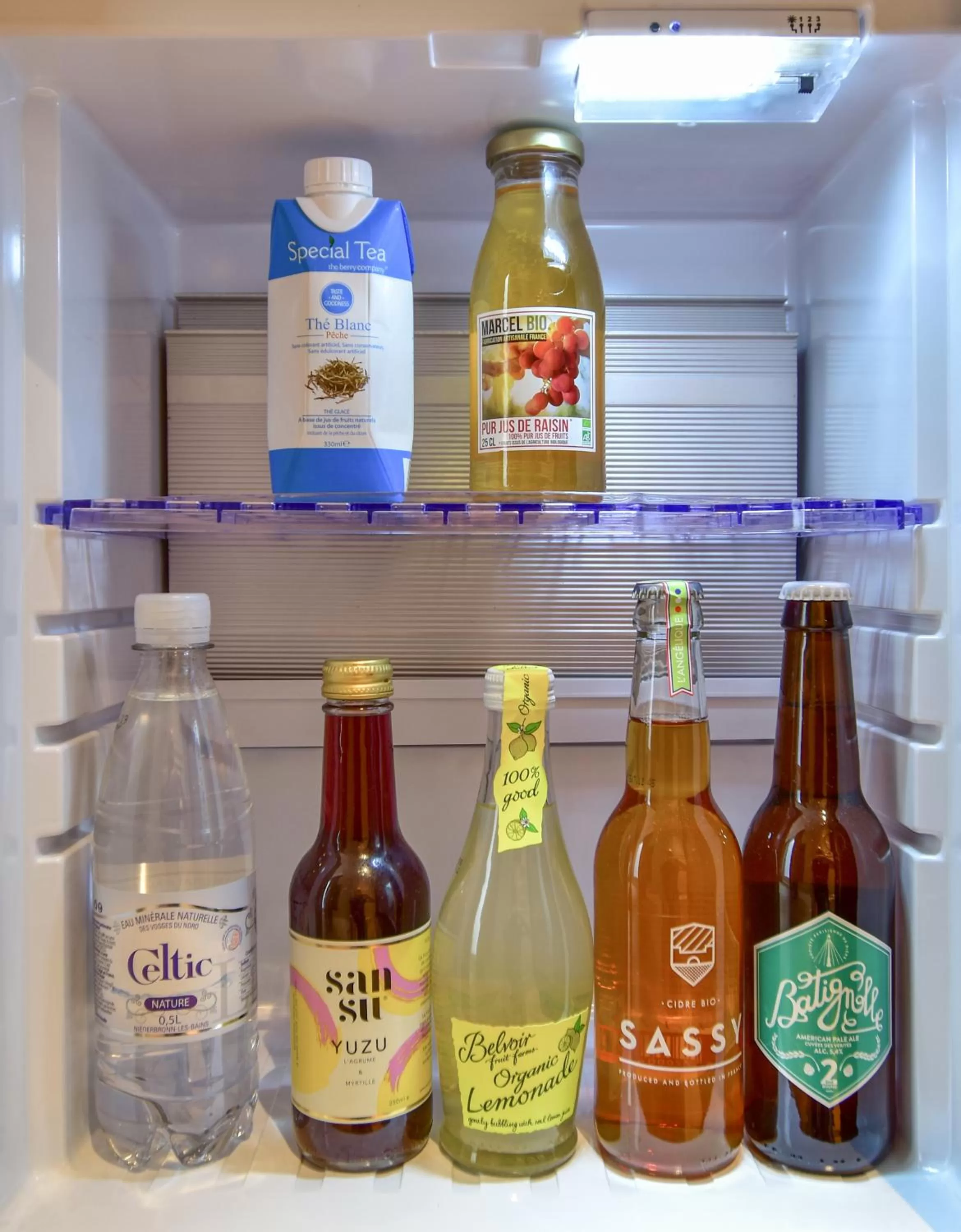 Non alcoholic drinks in XO Hotel Paris